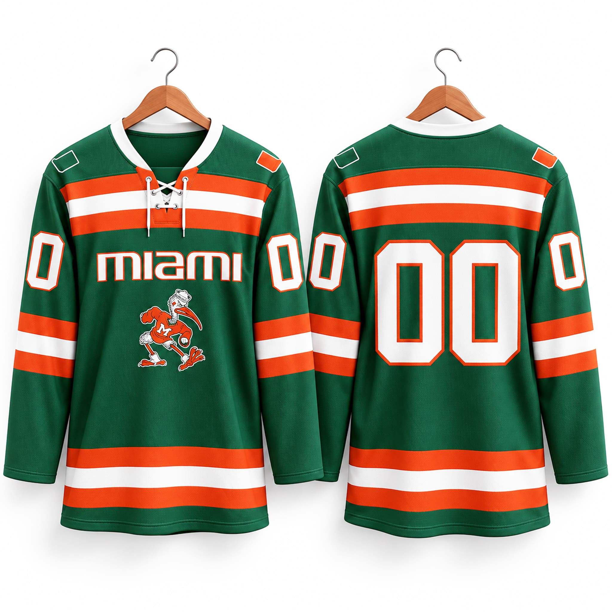 2026 Miami Hurricanes Hockey Jersey Custom 3 2026 Miami Hurricanes Hockey Jersey Custom 3