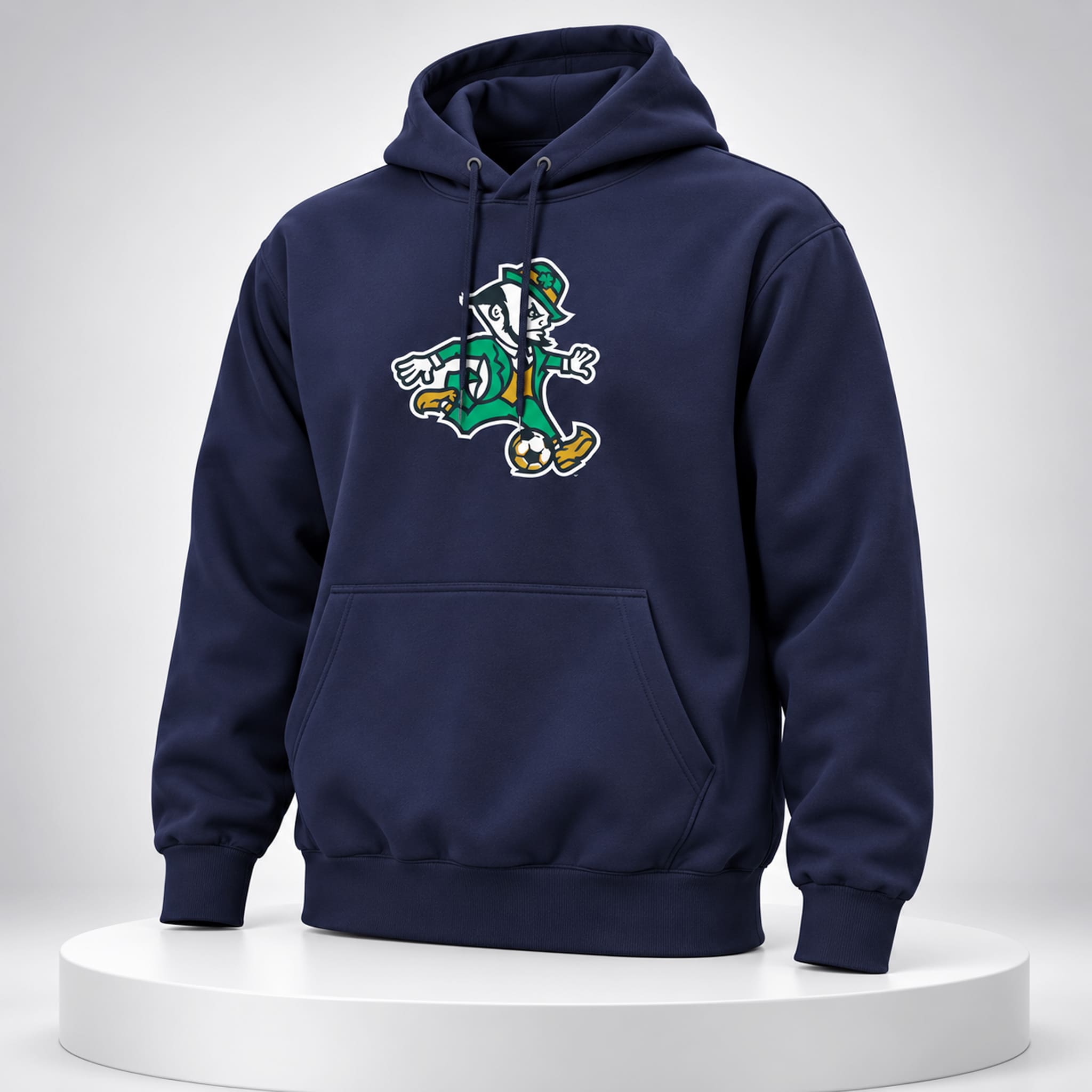 2026 Notre Dame Leprechaun Soccer Hoodie 1 2026 Notre Dame Leprechaun Soccer Hoodie 1