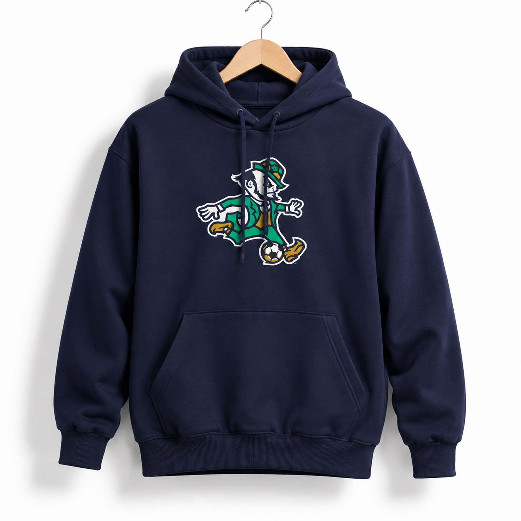 2026 Notre Dame Leprechaun Soccer Hoodie 3 2026 Notre Dame Leprechaun Soccer Hoodie 3