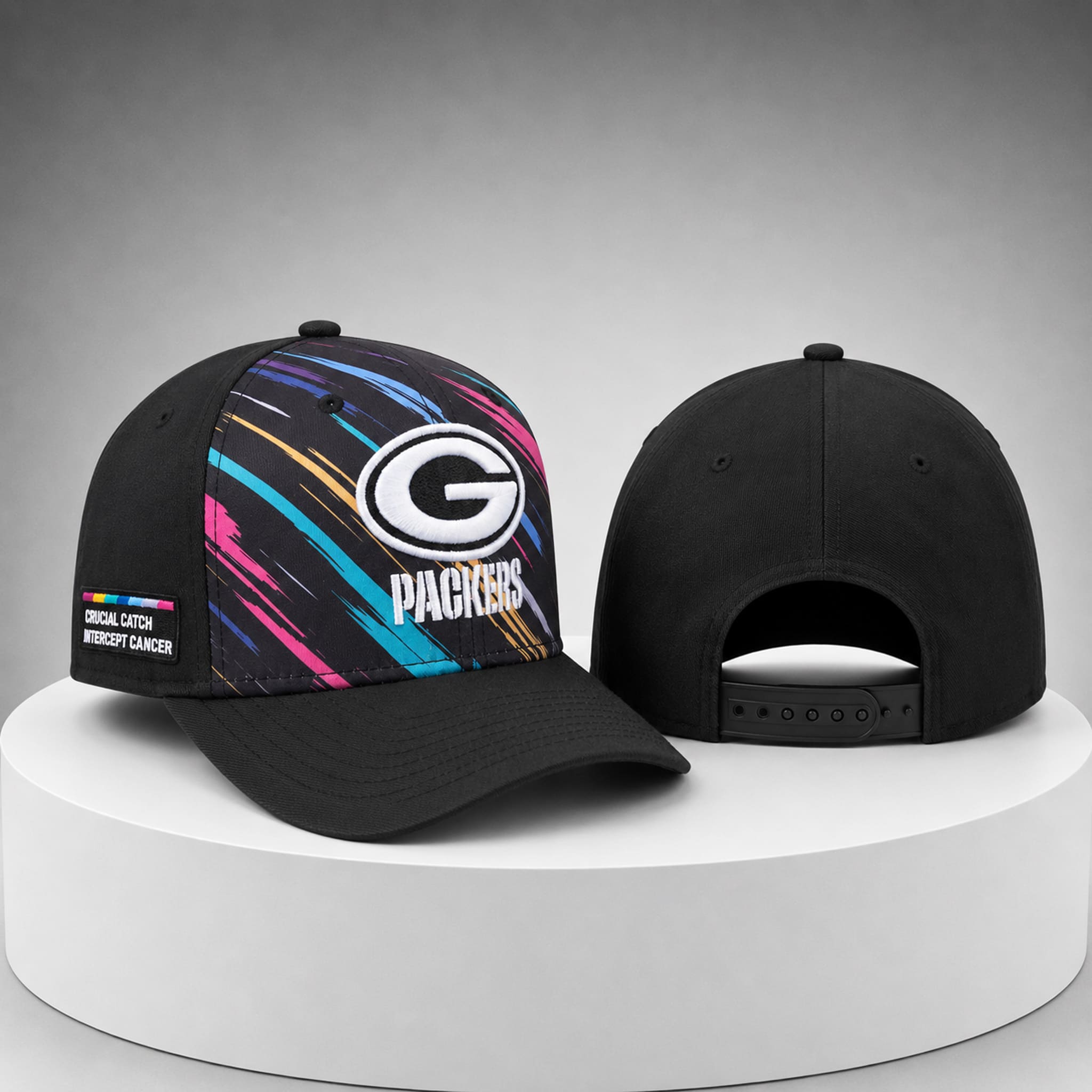 2026 Packers Crucial Catch Cancer Hat 2 2026 Packers Crucial Catch Cancer Hat 2