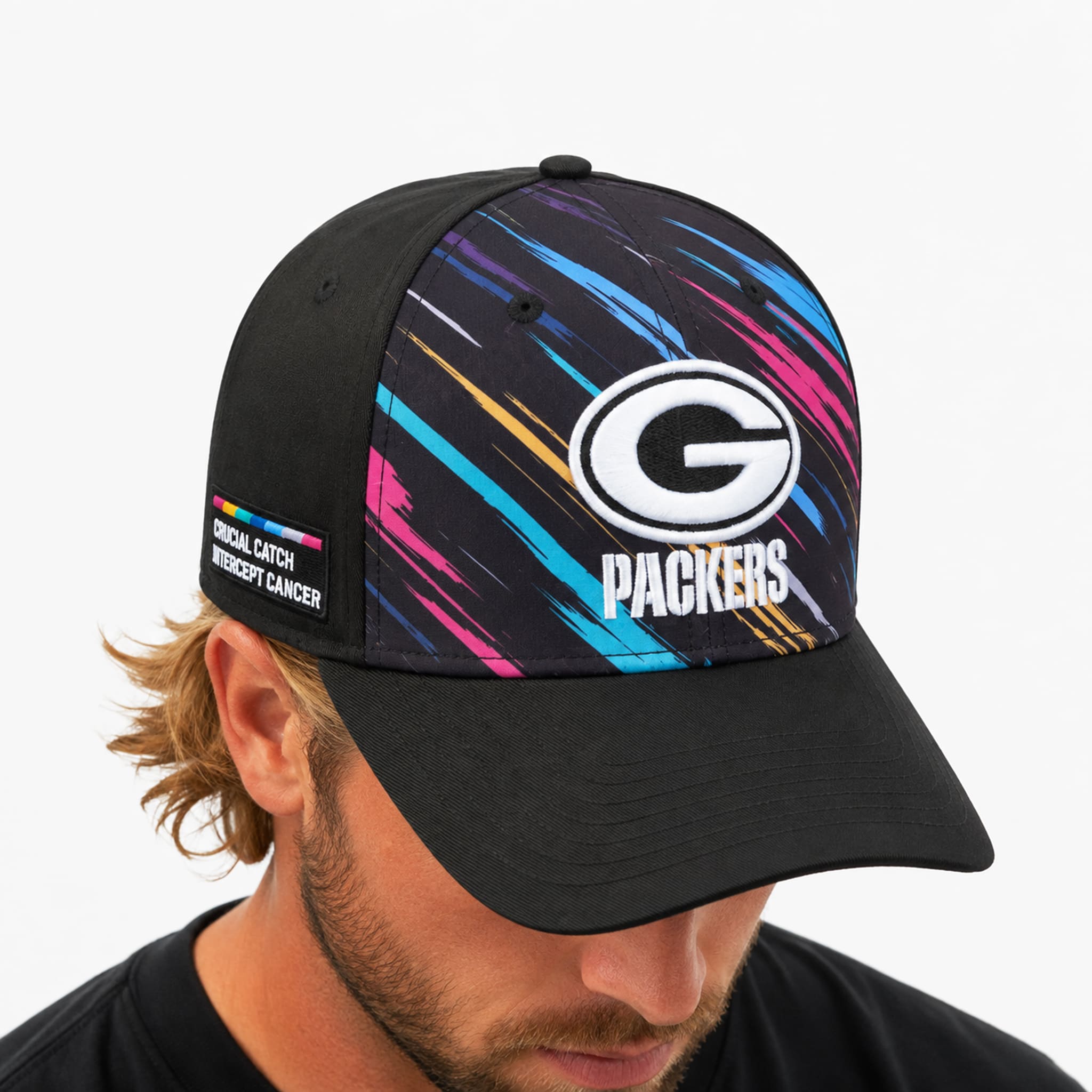 2026 Packers Crucial Catch Cancer Hat 3 2026 Packers Crucial Catch Cancer Hat 3