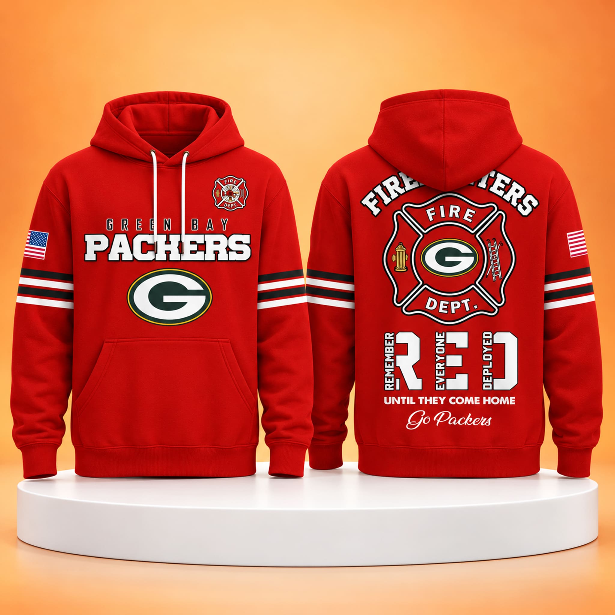 2026 Packers Firefighters Appreciation Hoodie 2 2026 Packers Firefighters Appreciation Hoodie 2