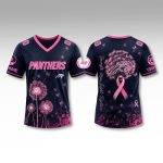 2026 Panthers Breast Cancer Awareness Football Jersey