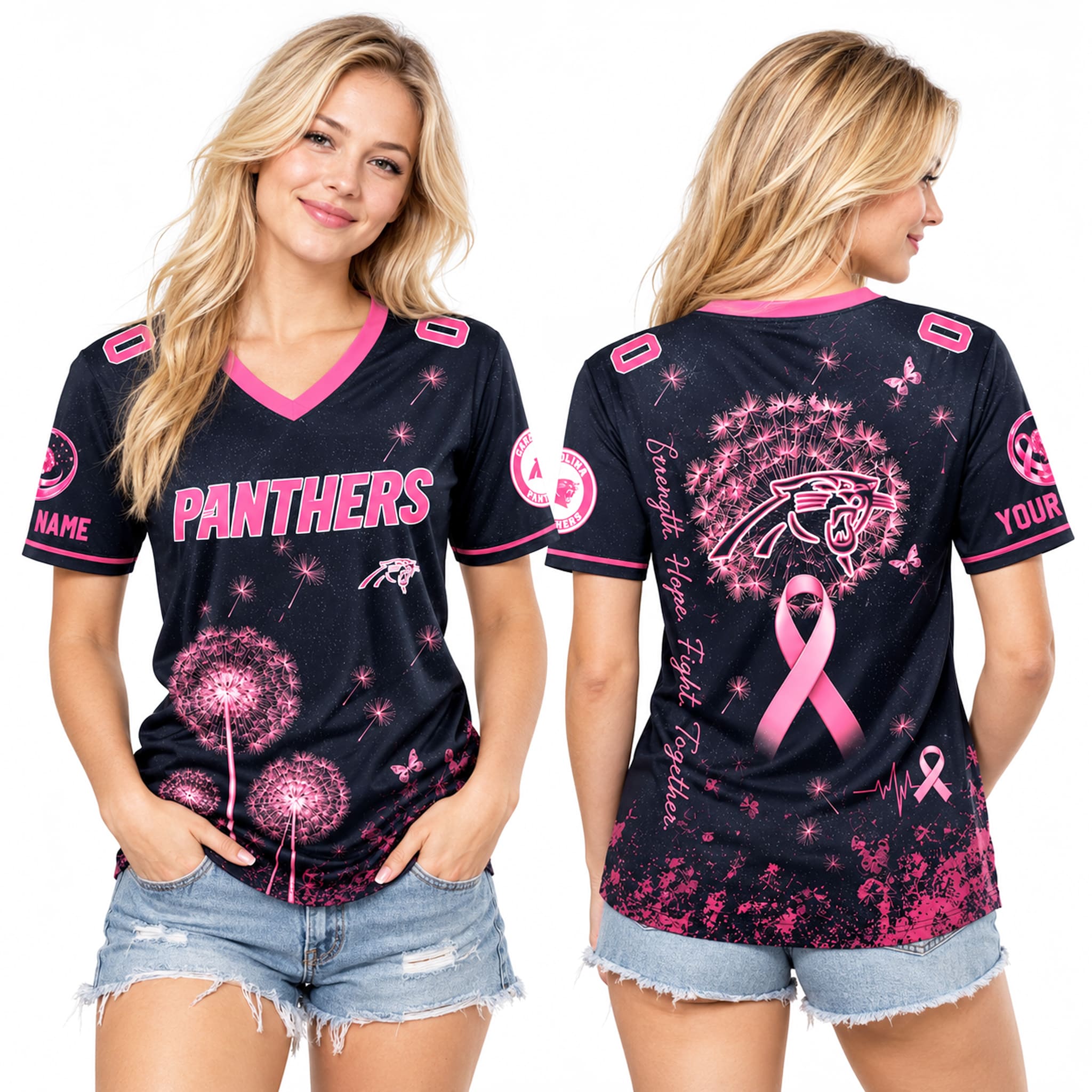2026 Panthers Breast Cancer Awareness Football Jersey 3 2026 Panthers Breast Cancer Awareness Football Jersey