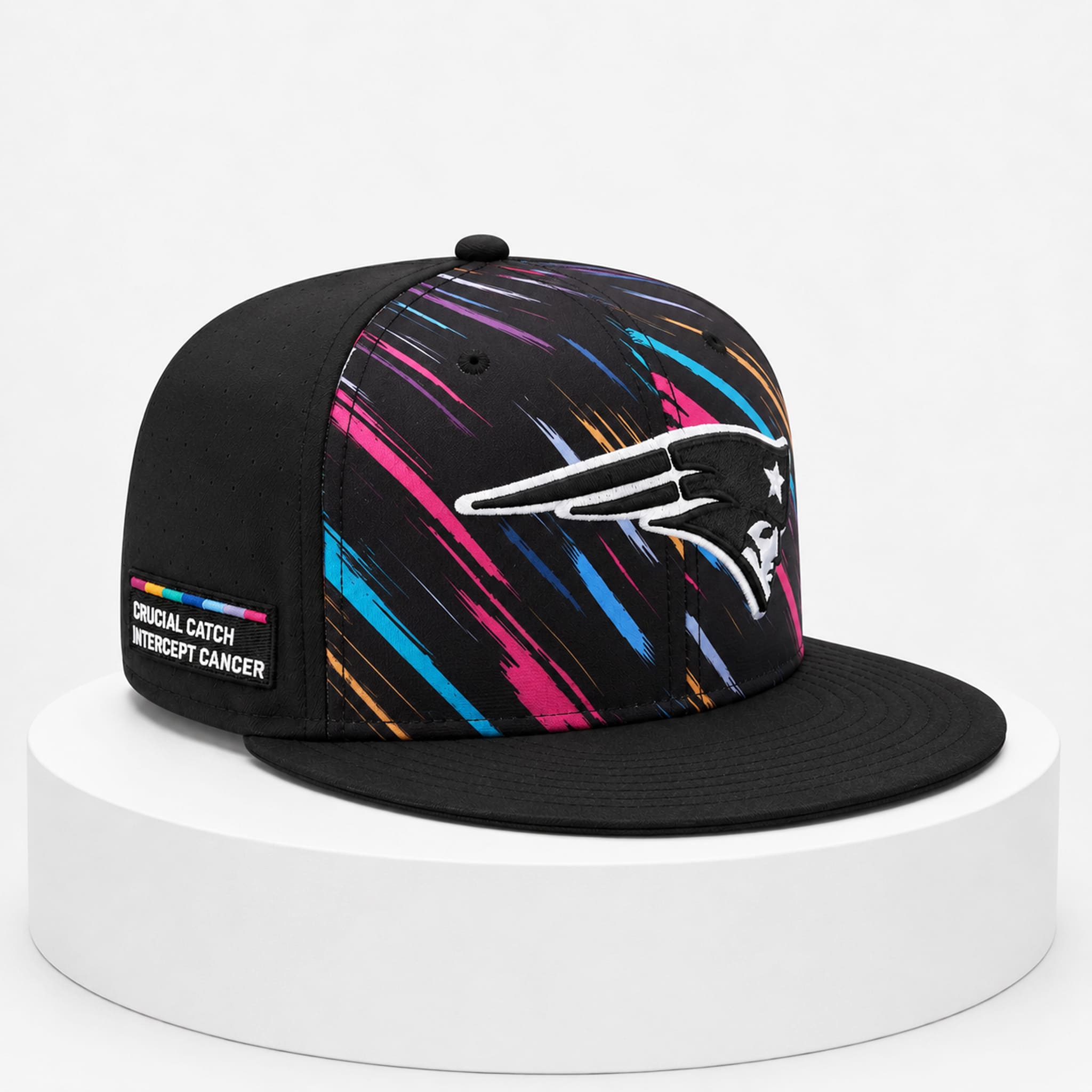 2026 Patriots Crucial Catch Cancer Hat 5 2026 Patriots Crucial Catch Cancer Hat