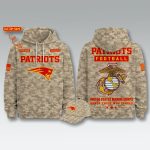 2026 Patriots USMC Appreciation Camo Hoodie