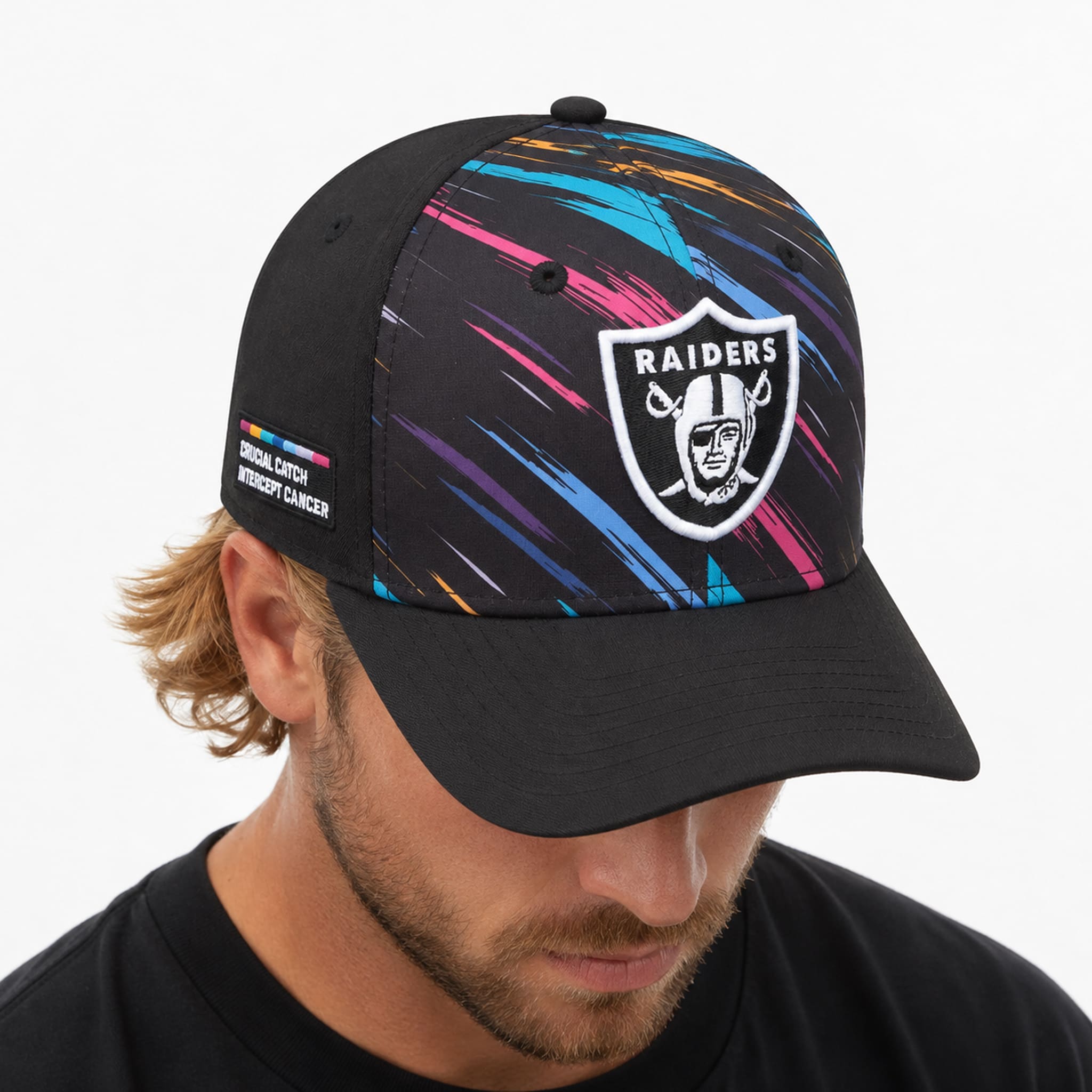 2026 Raiders Crucial Catch Cancer Hat 2 2026 Raiders Crucial Catch Cancer Hat 2