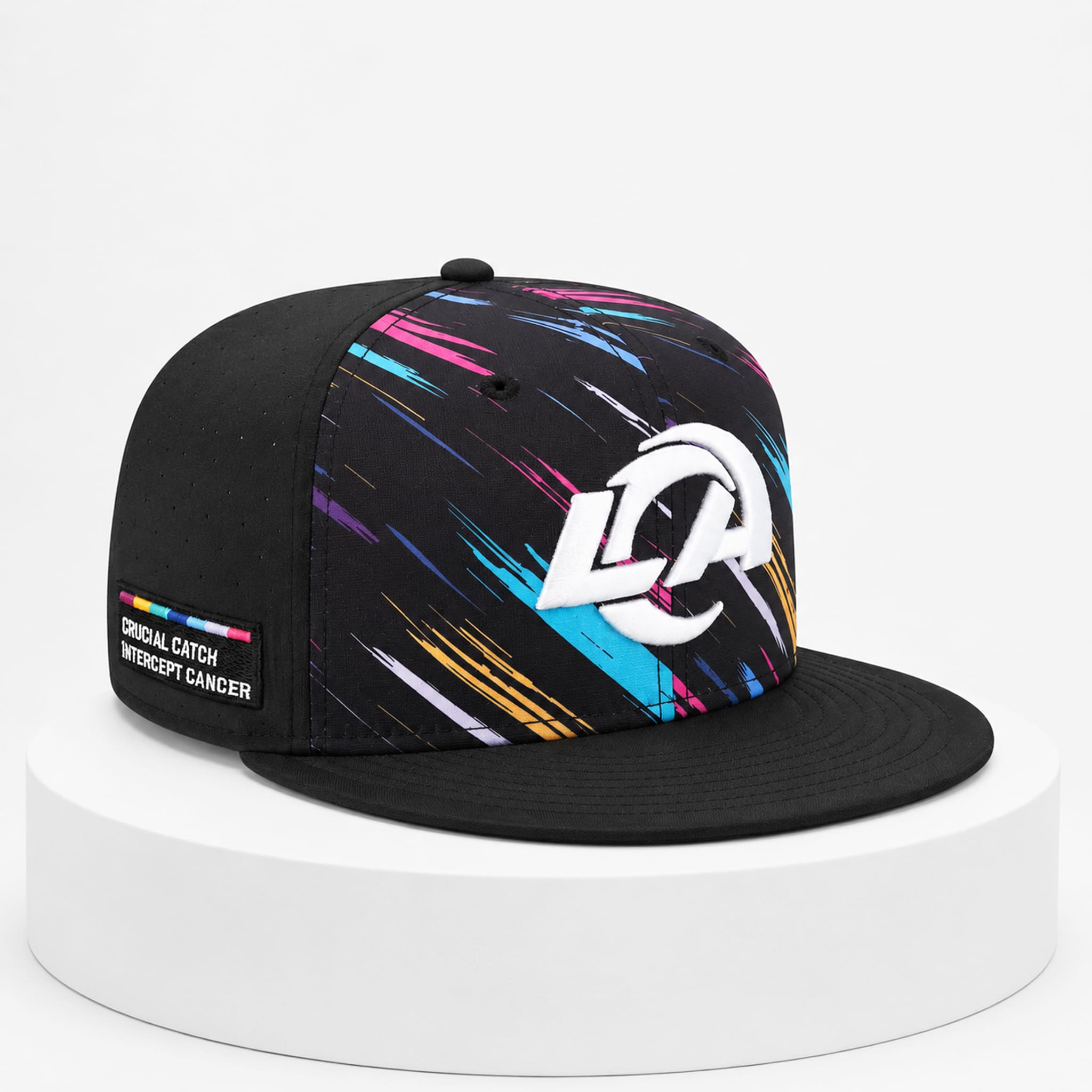 2026 Rams Crucial Catch Cancer Hat 4 2026 Rams Crucial Catch Cancer Hat 4