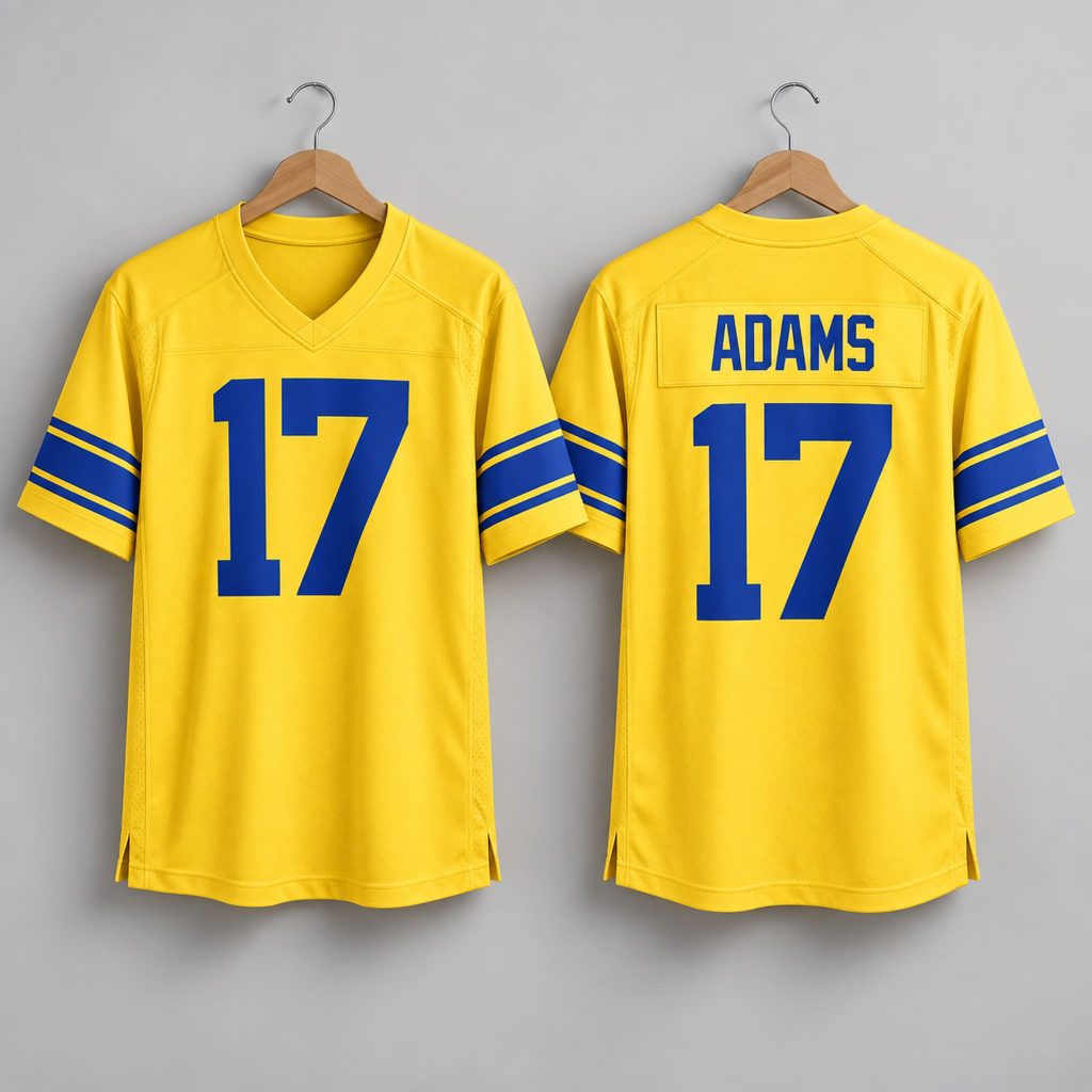 2026 Rams Davante Adams Yellow Jersey