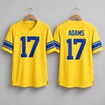 2026 Rams Davante Adams Yellow Jersey