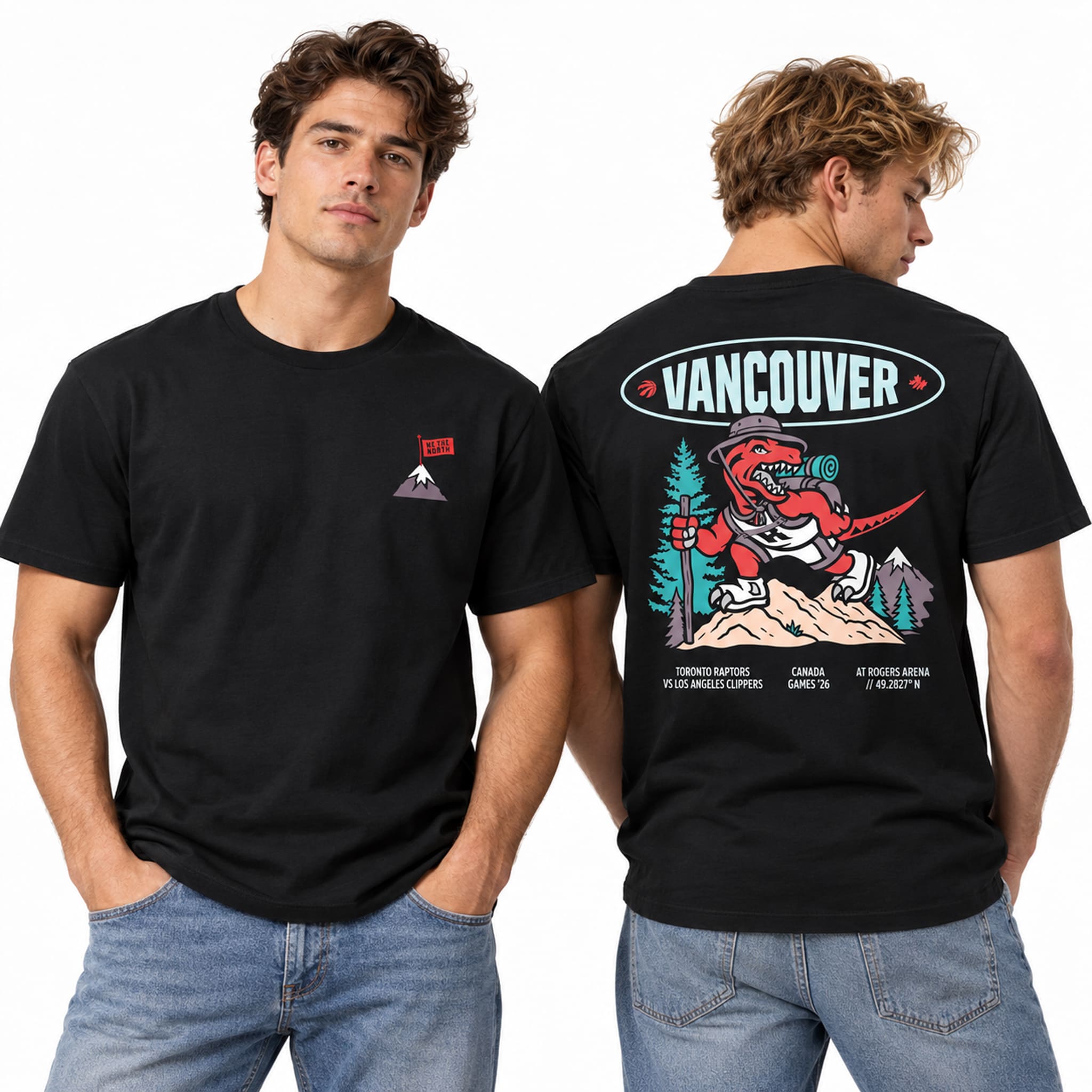 2026 Raptors Vancouver Canada Games T-Shirt 2 2026 Raptors Vancouver Canada Games T Shirt 2