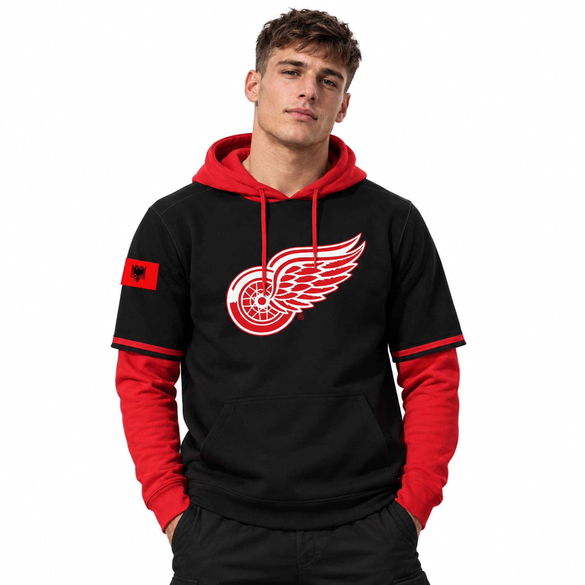 2026 Red Wings Albanian Heritage Layered Hoodie Giveaway 2 2026 Red Wings Albanian Heritage Layered Hoodie Giveaway 2