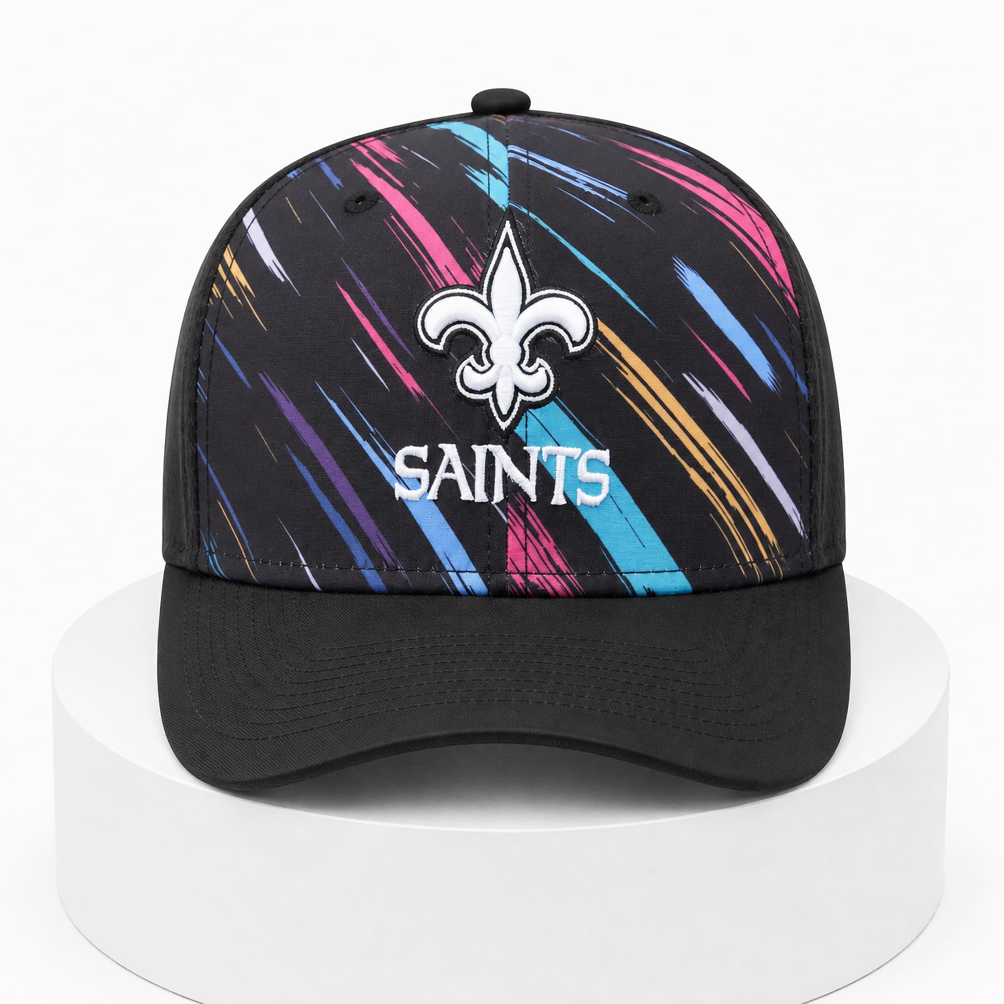 2026 Saints Crucial Catch Cancer Hat 2 2026 Saints Crucial Catch Cancer Hat 2