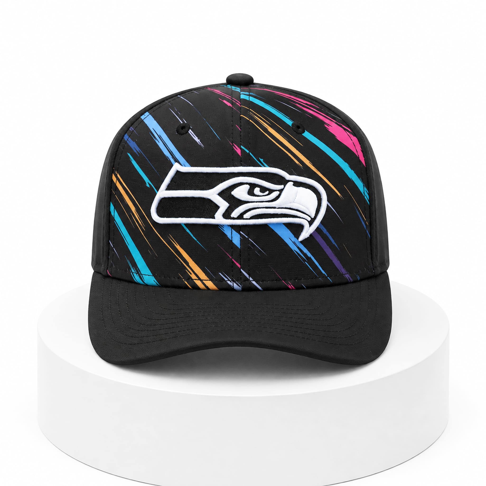 2026 Seahawks Crucial Catch Cancer Hat 3 2026 Seahawks Crucial Catch Cancer Hat 3