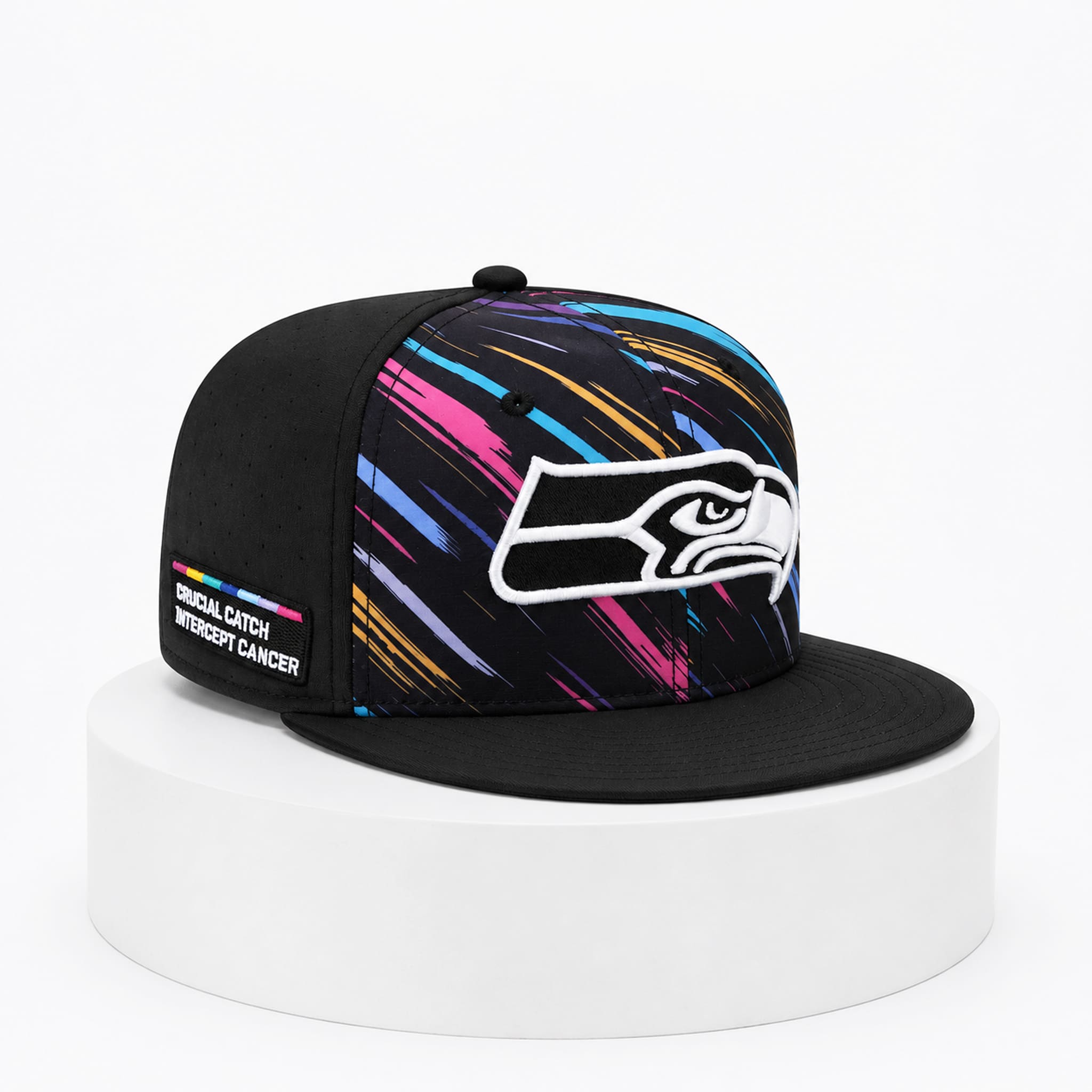 2026 Seahawks Crucial Catch Cancer Hat 5 2026 Seahawks Crucial Catch Cancer Hat