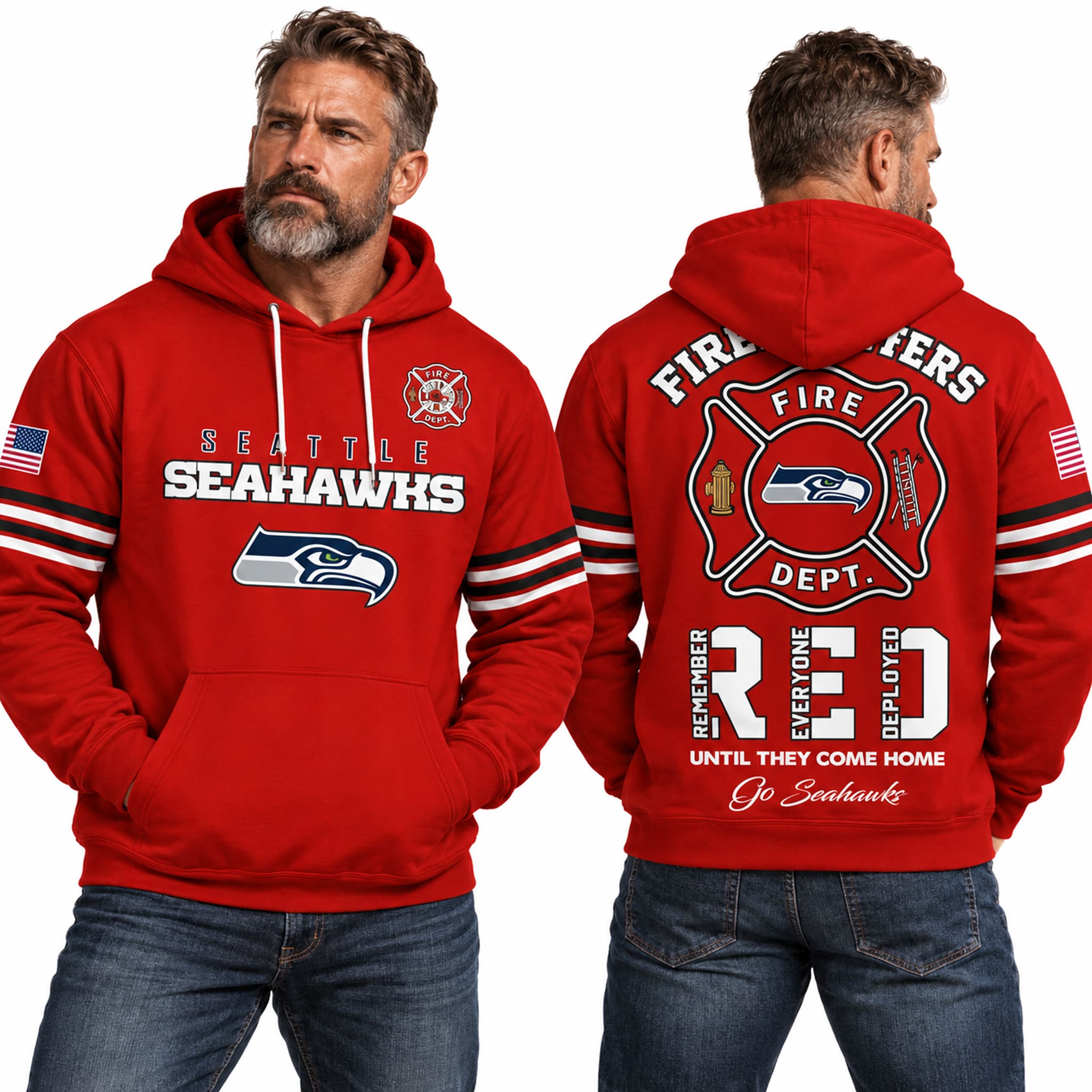2026 Seahawks Firefighters Appreciation Hoodie 3 2026 Seahawks Firefighters Appreciation Hoodie 3