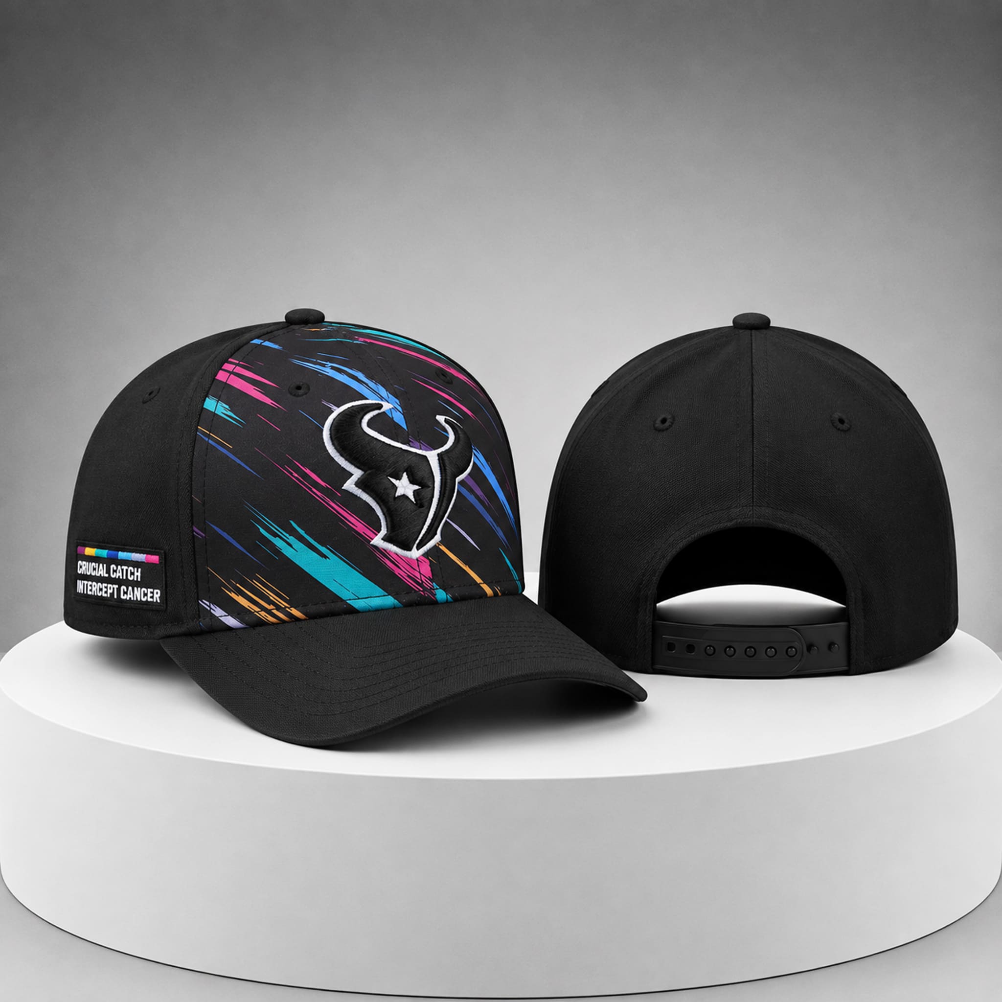 2026 Texans Crucial Catch Cancer Hat 4 2026 Texans Crucial Catch Cancer Hat 4