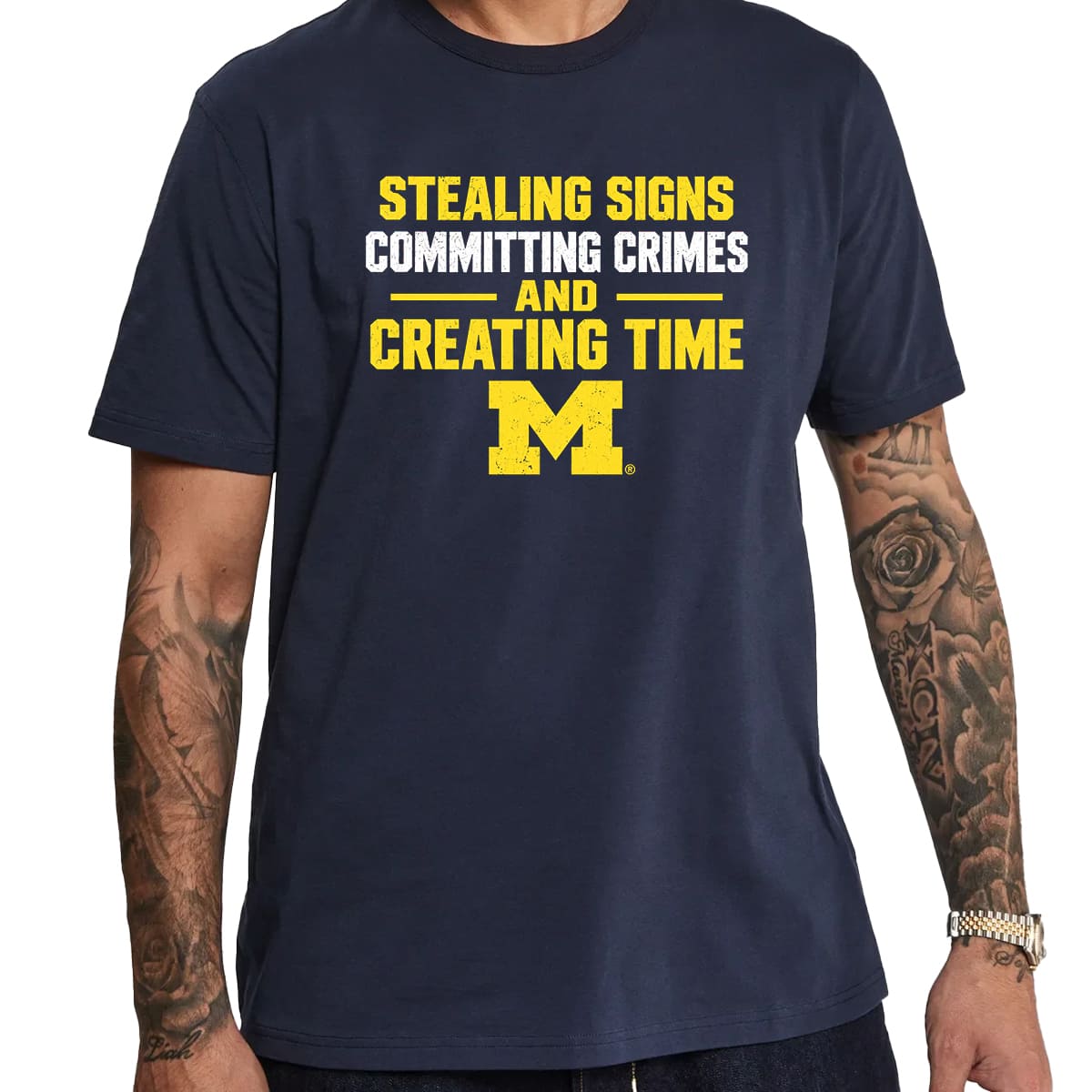 Stealing Signs Committing Crimes And Creating Time Michigan Wolverines Shirt 1 Stealing Signs Committing Crimes And Creating Time Michigan Wolverines Shirt 1