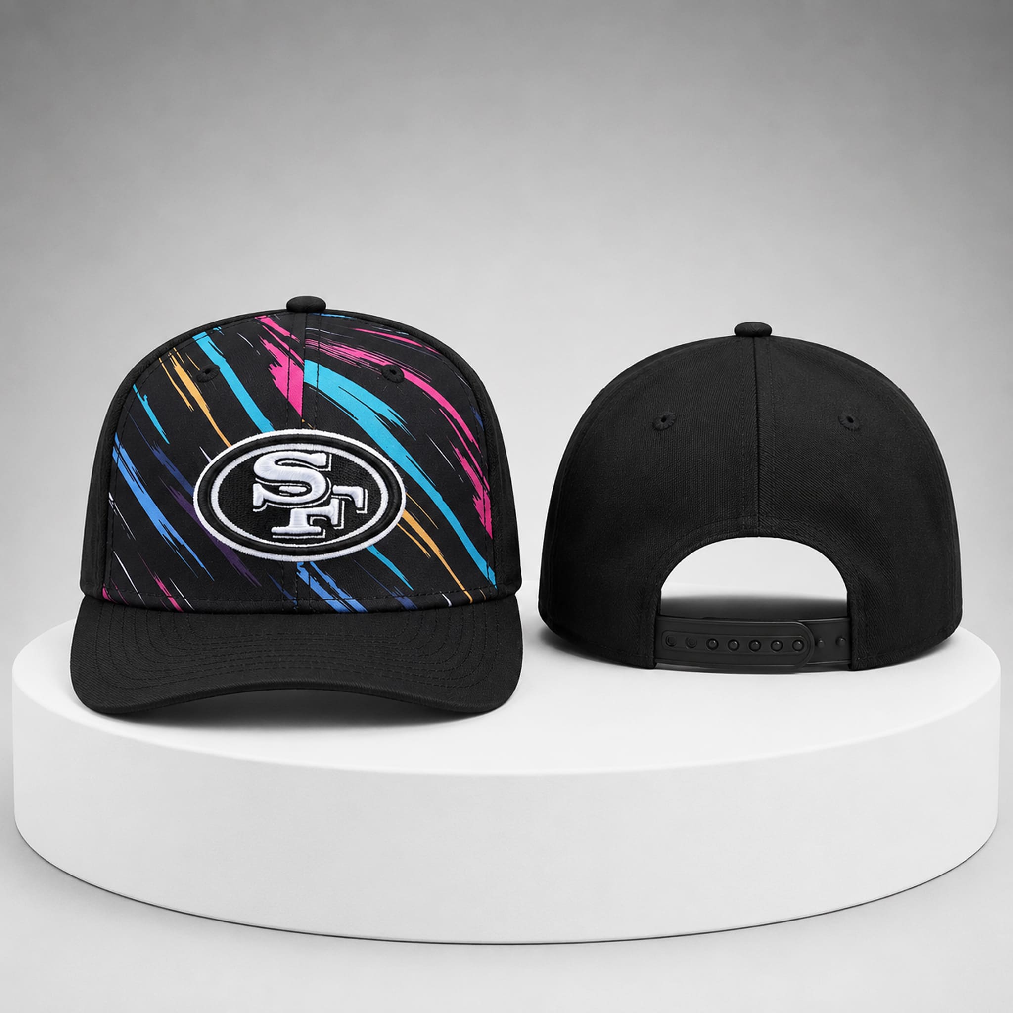 49ers Crucial Catch Cancer Hat 2026 3 49ers Crucial Catch Cancer Hat 2026 3
