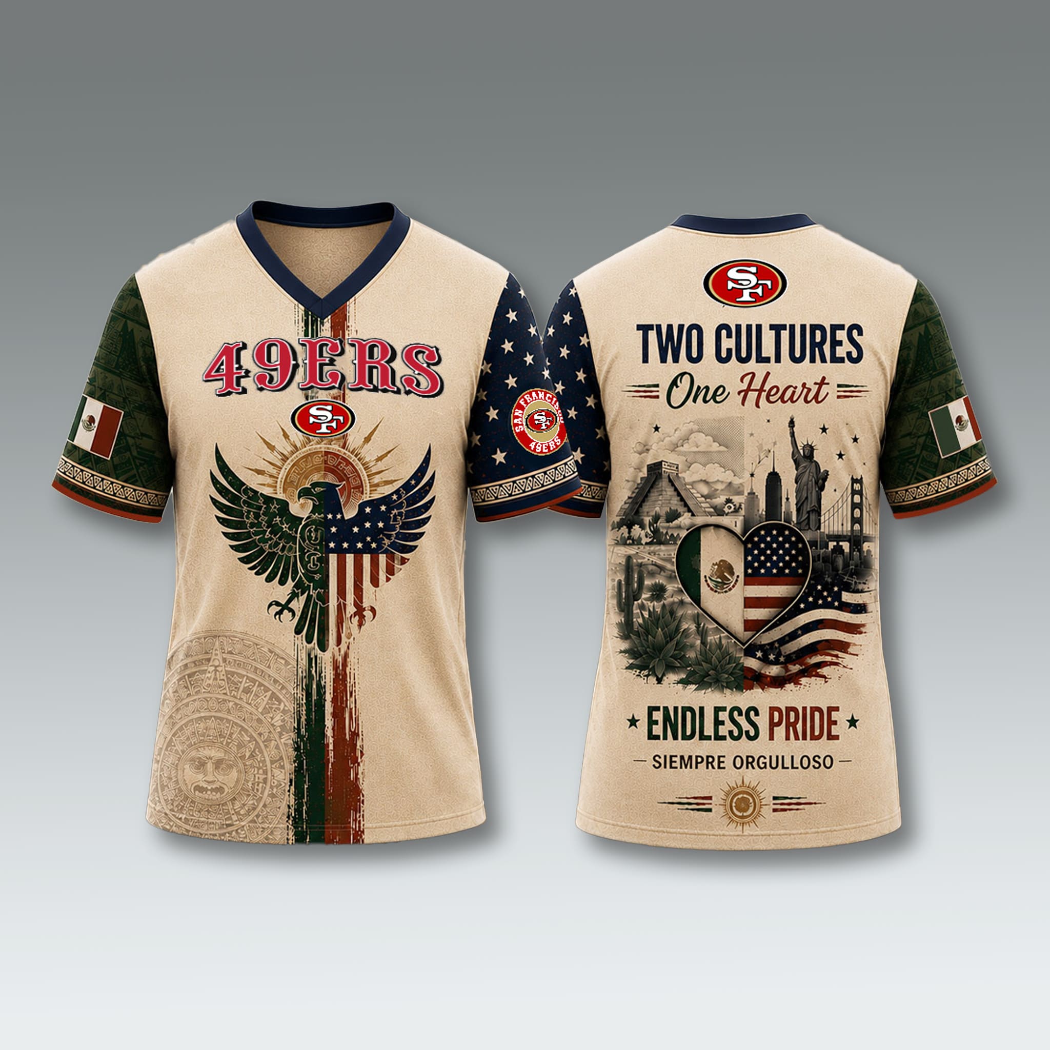 49ers Mexican American Heritage Jersey 2026 1 49ers Mexican American Heritage Jersey 2026 1