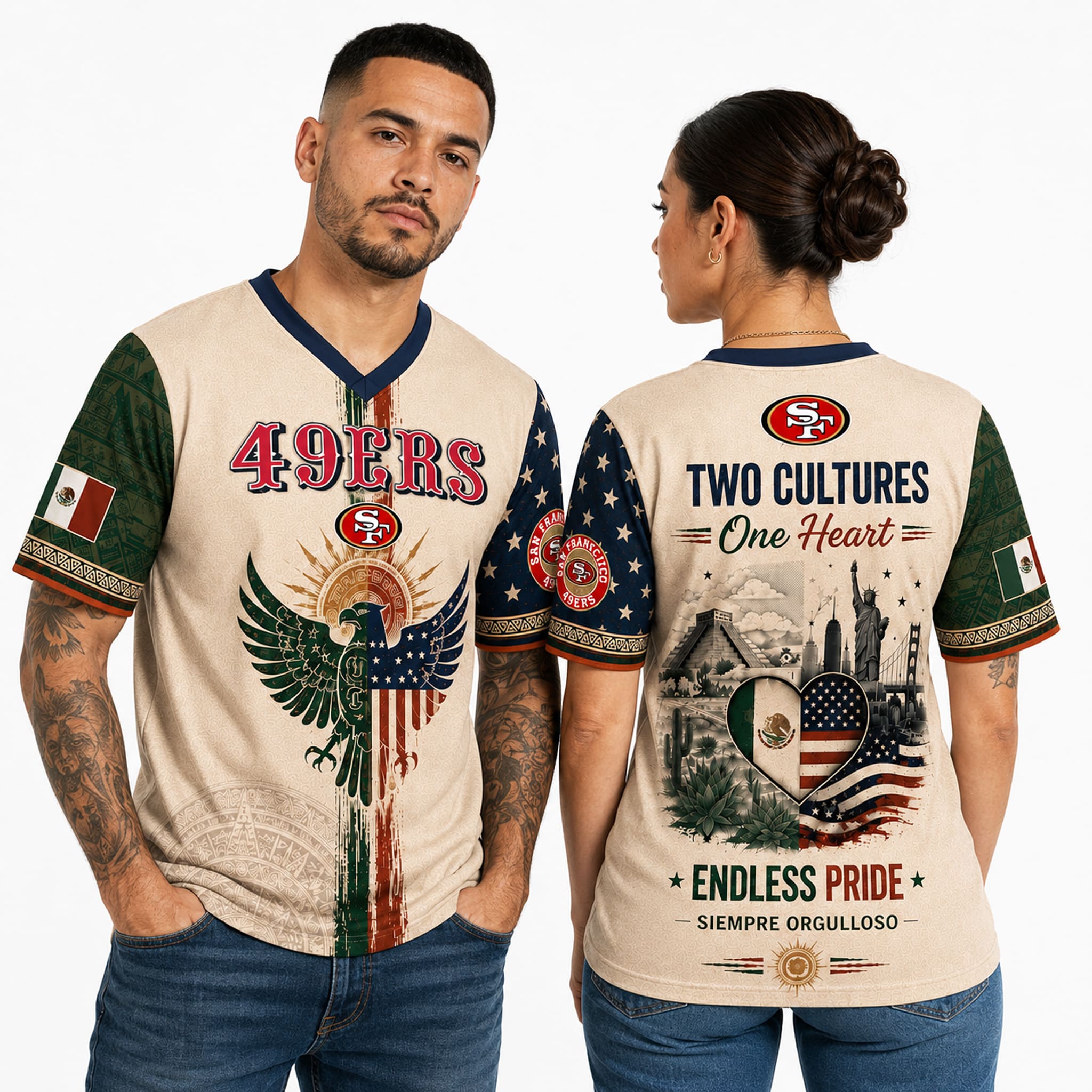 49ers Mexican American Heritage Jersey 2026 2 49ers Mexican American Heritage Jersey 2026 2