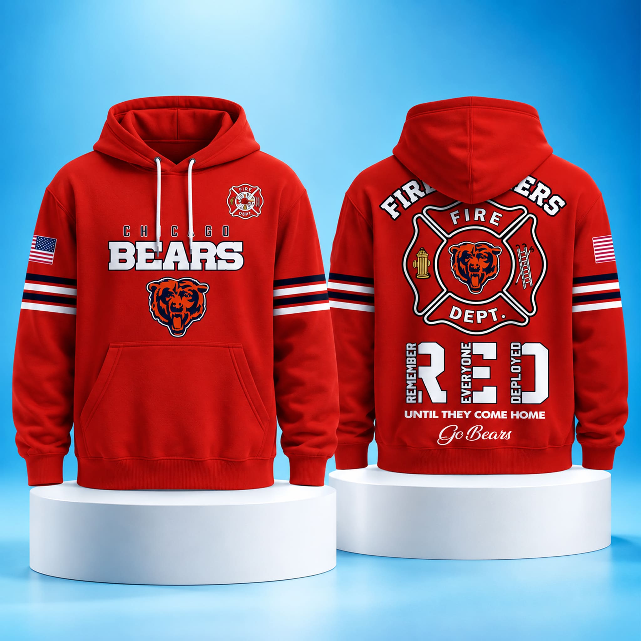 Bears Firefighters Appreciation 2026 Hoodie 3 Bears Firefighters Appreciation 2026 Hoodie 3