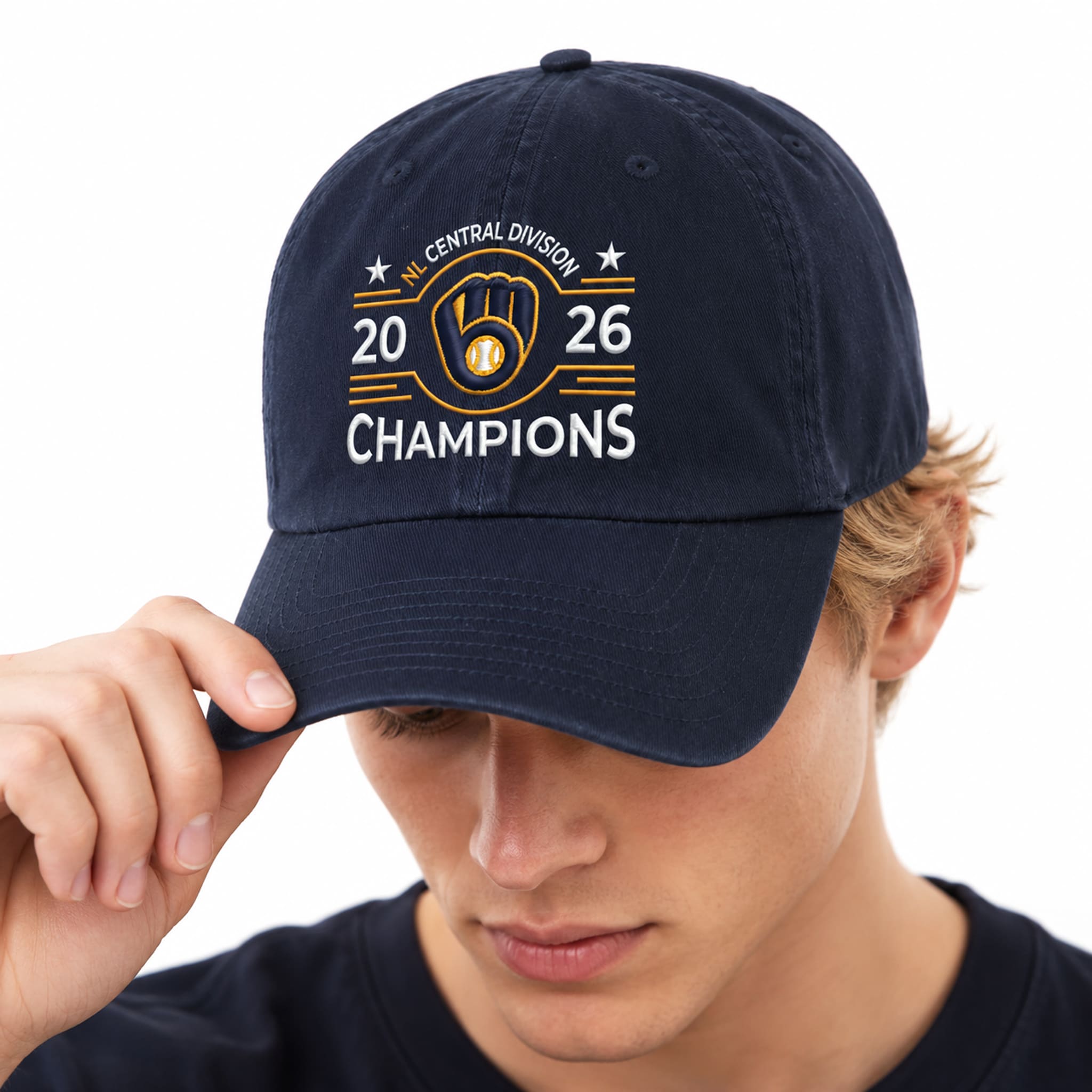 Brewers NL Central Champs Hat 2026 2 Brewers NL Central Champs Hat 2026 3