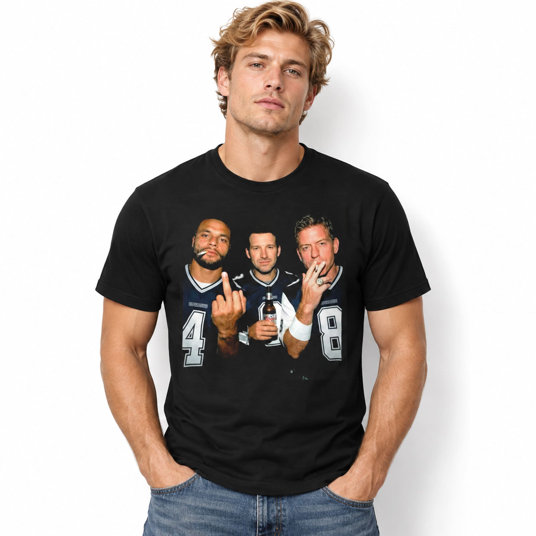 Cowboys Legends Smoking Shirt 3 Cowboys Legends Smoking Shirt 4
