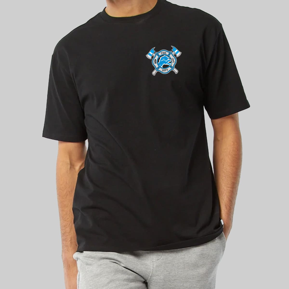 Dan Campbell Lions Fire Dept Shirt 2 Dan Campbell Lions Fire Dept Shirt 2