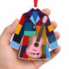 Dolly Parton Coat & Guitar Acrylic Christmas Ornament 2
