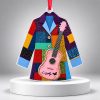 Dolly Parton Coat & Guitar Acrylic Christmas Ornament 3