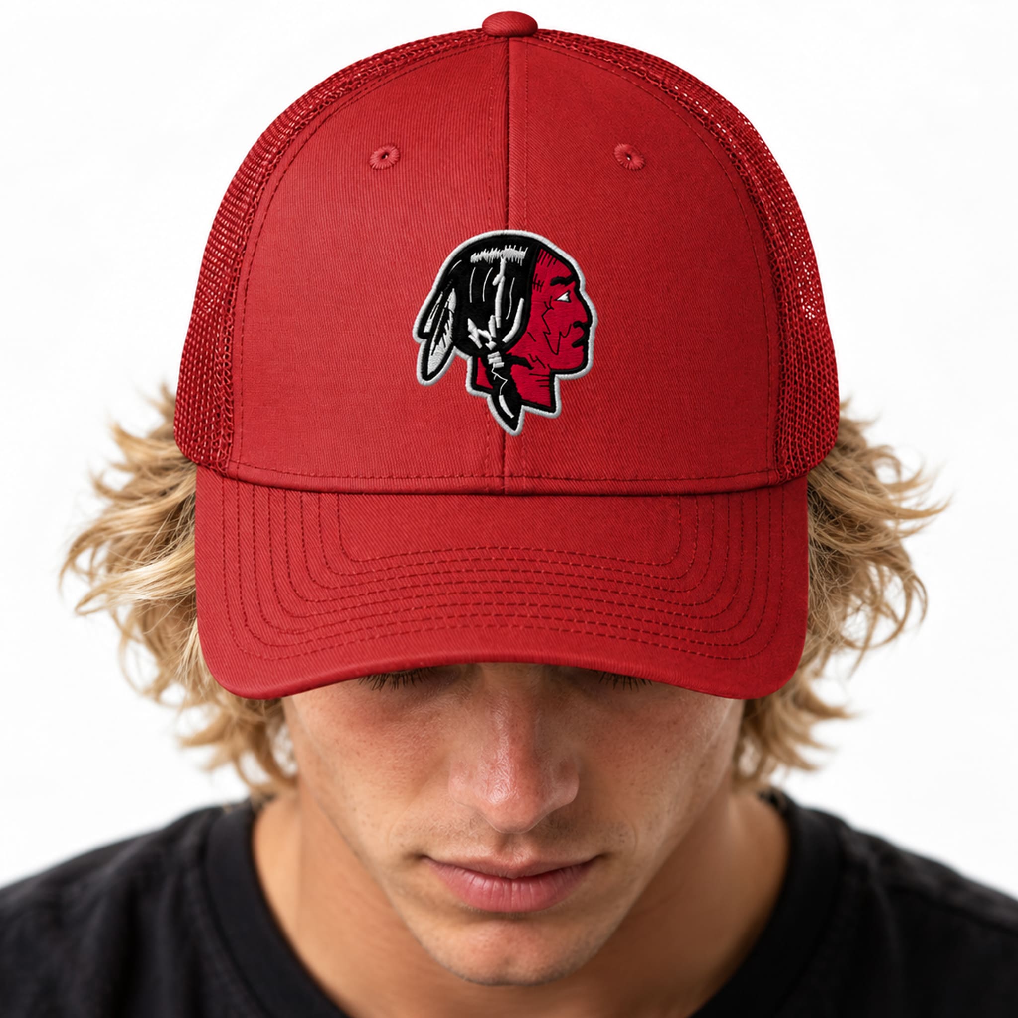Dover Mayor Dennis Shanahan Spaulding Red Raiders Hat 2 Dover Mayor Dennis Shanahan Spaulding Red Raiders Hat 2