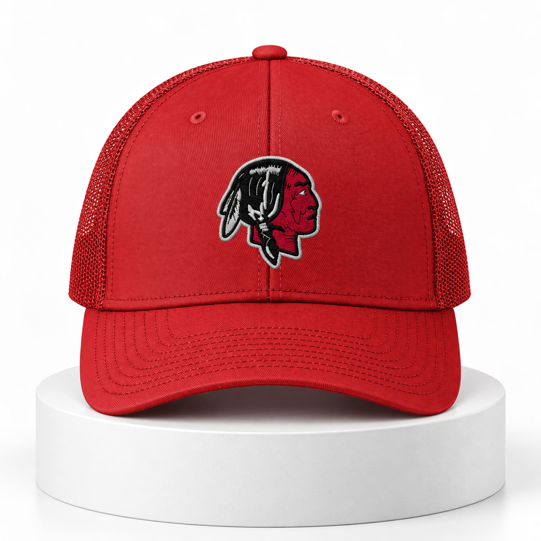 Dover Mayor Dennis Shanahan Spaulding Red Raiders Hat 4 Dover Mayor Dennis Shanahan Spaulding Red Raiders Hat 4
