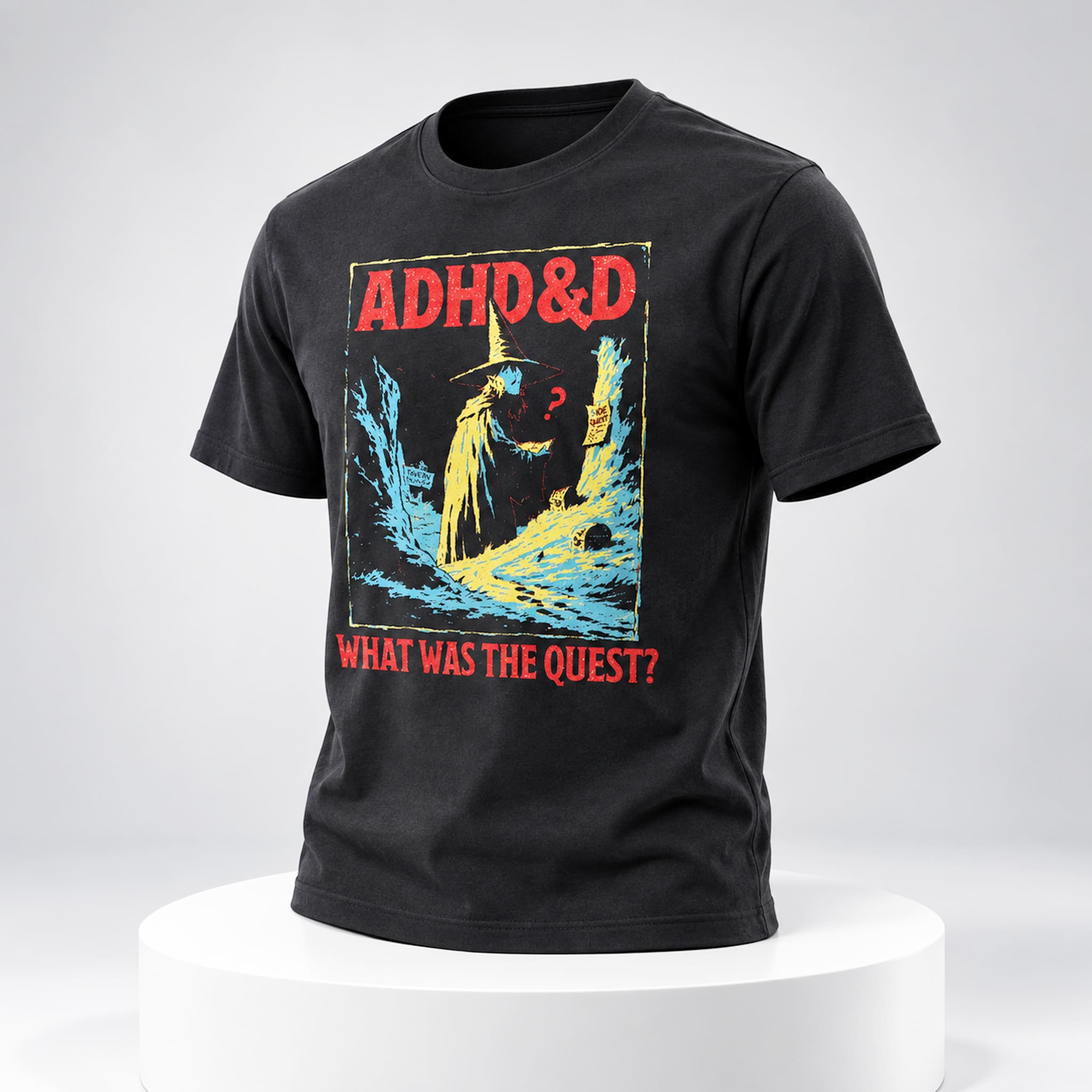 Dungeons & Dragons ADHD&D What Was The Quest Shirt 2 Dungeons & Dragons ADHD&D What Was The Quest Shirt 2