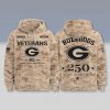 Georgia Bulldogs USA 250 Veterans Day Camo Hoodie 1