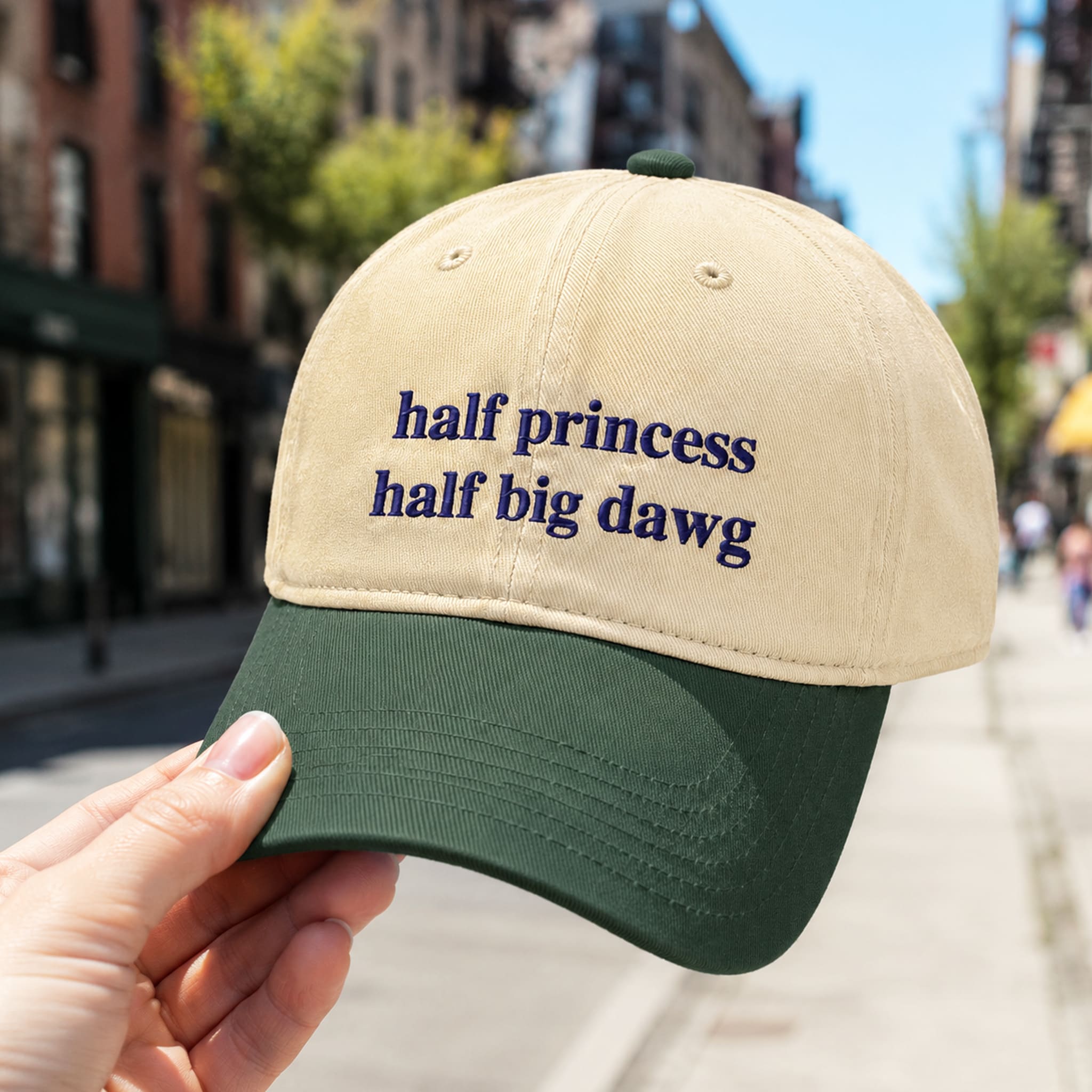 Half Princess Half Big Dawg Hat 2 Half Princess Half Big Dawg Hat 2