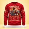 It's A Wonderful Life 80th Anniversary Christmas Waffle Sweater 6 It's A Wonderful Life 80th Anniversary Christmas Waffle Sweater 1