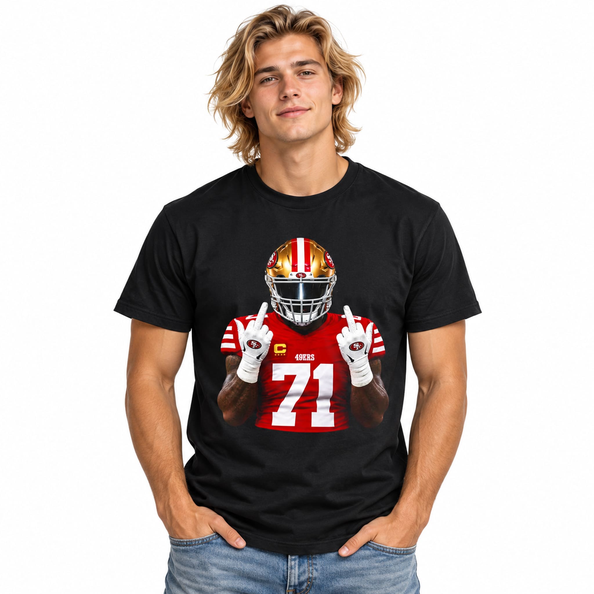 Jack Black Rocking Trent Williams Shirt 2 Jack Black Rocking Trent Williams Shirt 2
