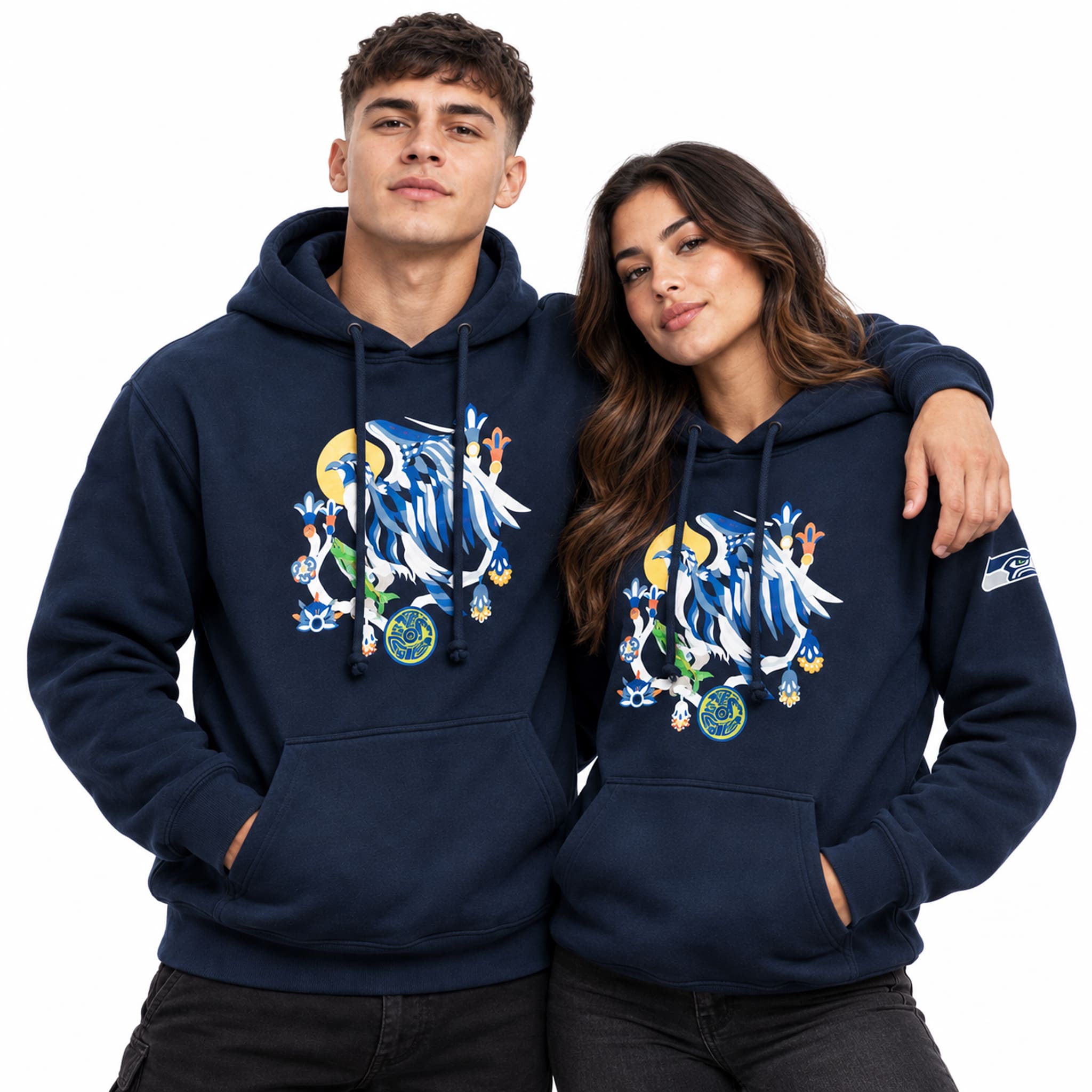 Julian Love Seahawks 2026 Latino Heritage Hoodie 2 Julian Love Seahawks 2026 Latino Heritage Hoodie 2