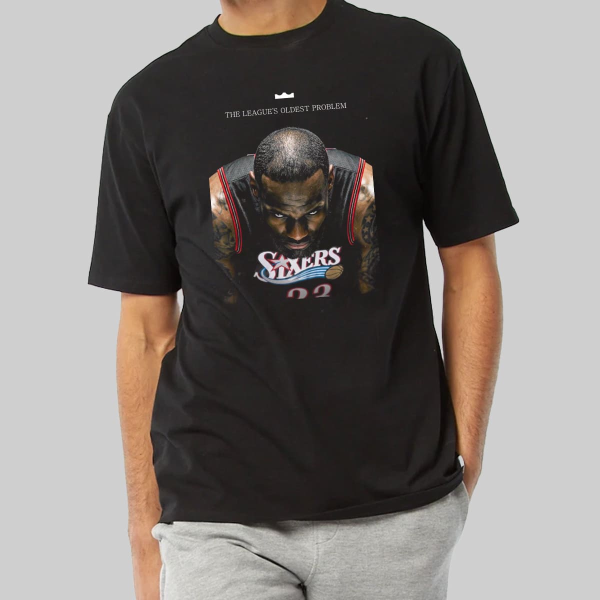 Lebron James Sixers The League's Oldest Problem Shirt Lebron James Sixers The League's Oldest Problem Shirt