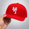 Makai Lemon Dodgers Upside Down Red Hat 11 Makai Lemon Dodgers Upside Down Red Hat 1