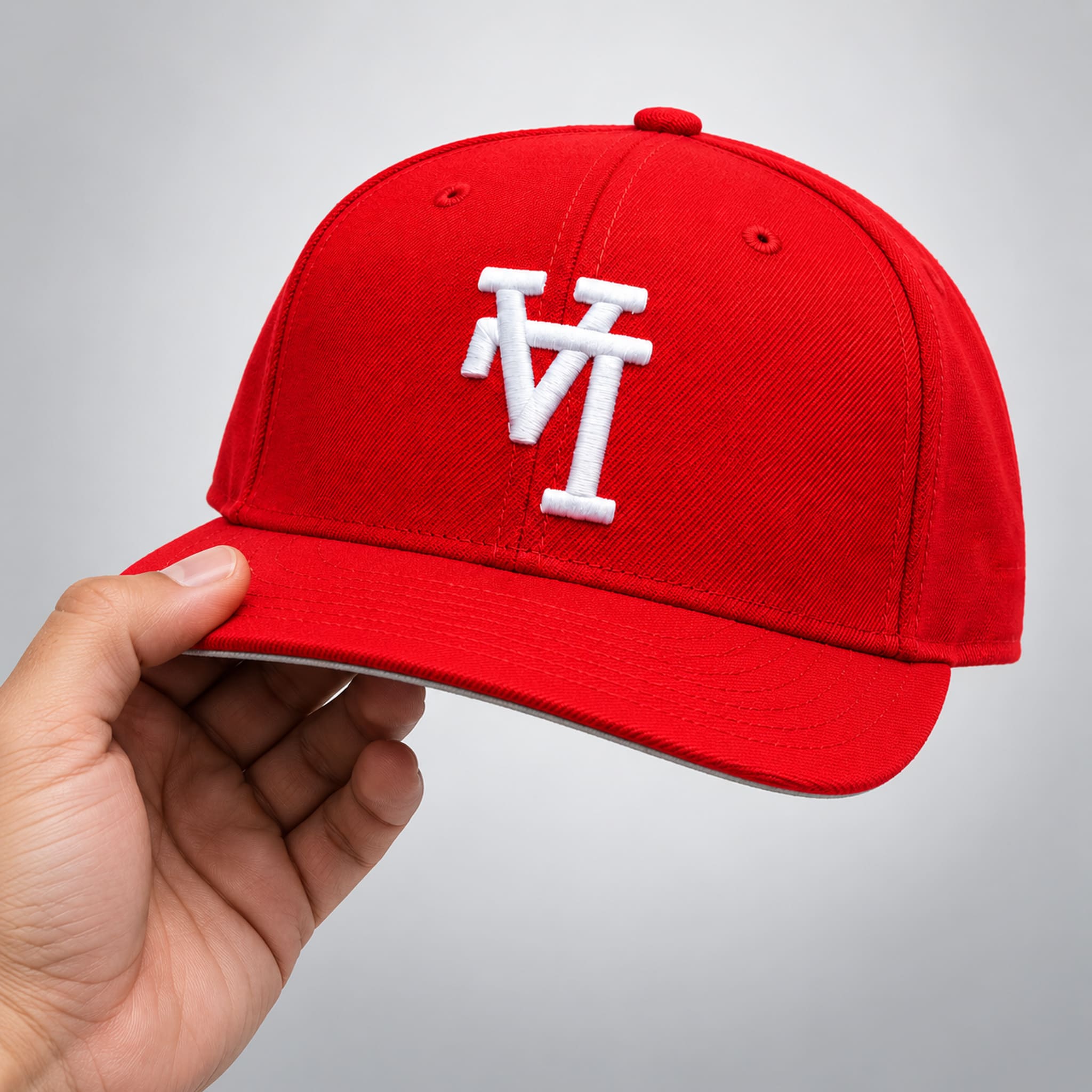 Makai Lemon Dodgers Upside Down Red Hat 1 Makai Lemon Dodgers Upside Down Red Hat 1