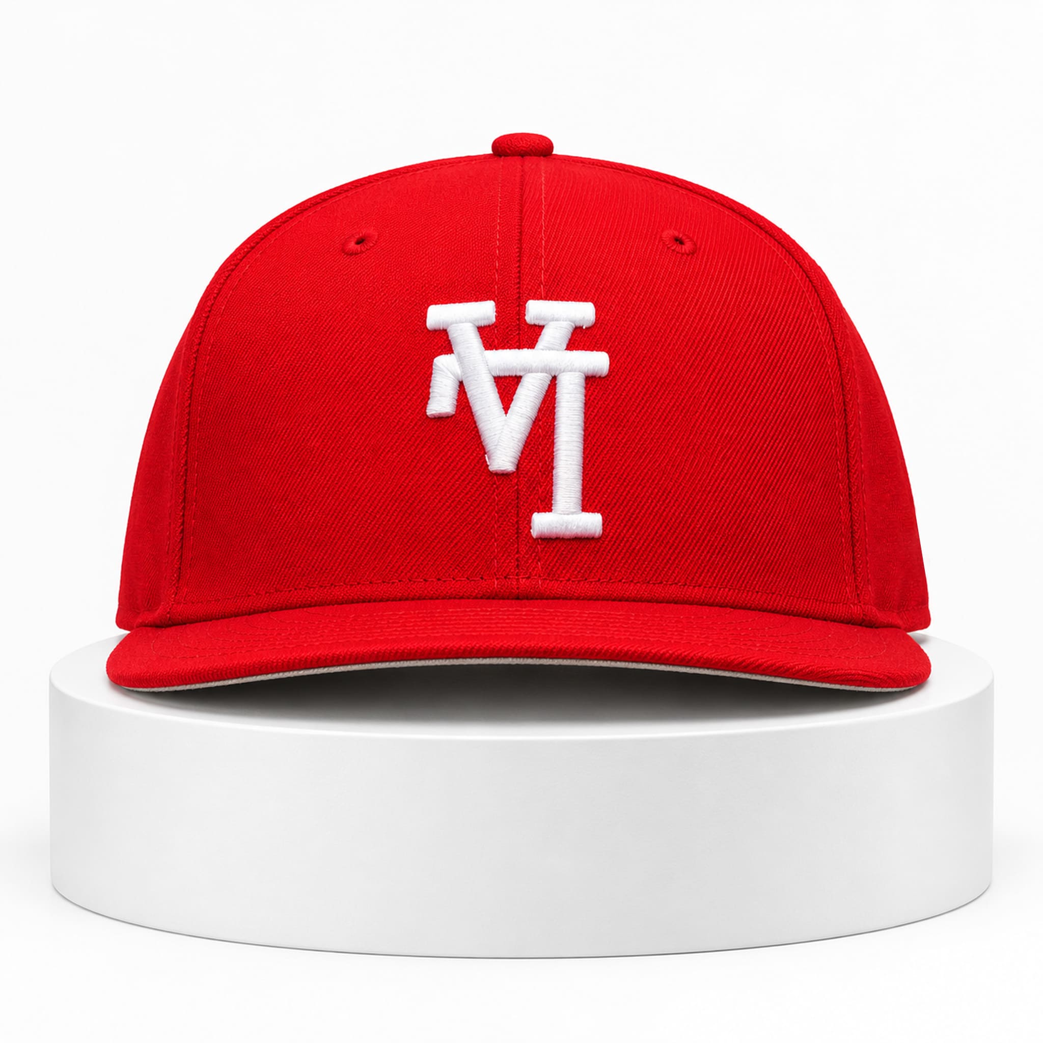 Makai Lemon Dodgers Upside Down Red Hat 3 Makai Lemon Dodgers Upside Down Red Hat 4