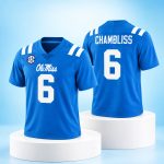 2026 Ole Miss Rebels Trinidad Chambliss Powder Blue Jersey
