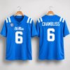 Ole Miss Rebels Trinidad Chambliss Powder Blue Jersey 2