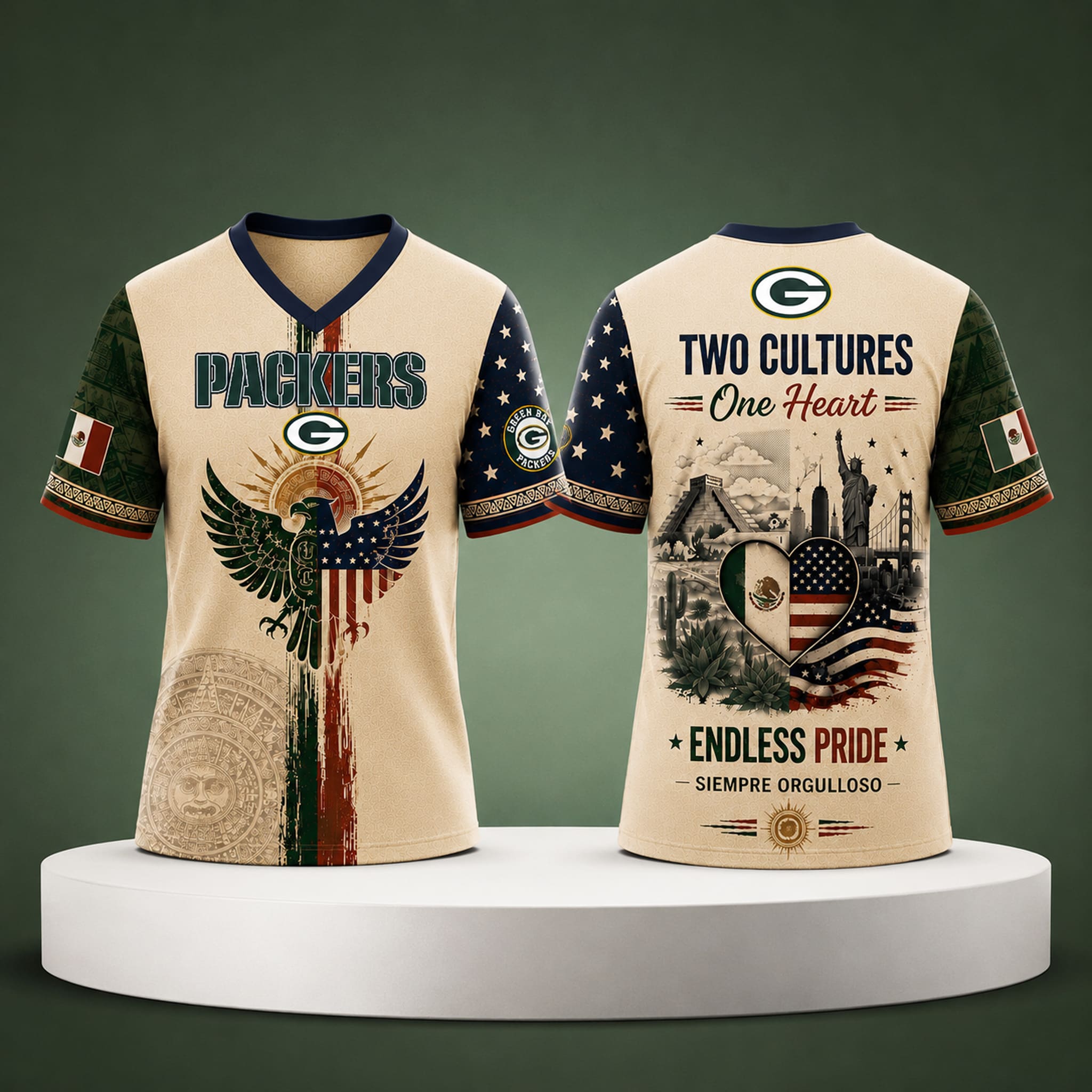 2026 Packers Mexican Heritage Jersey 1 Packers Mexican Heritage Jersey 2026 1