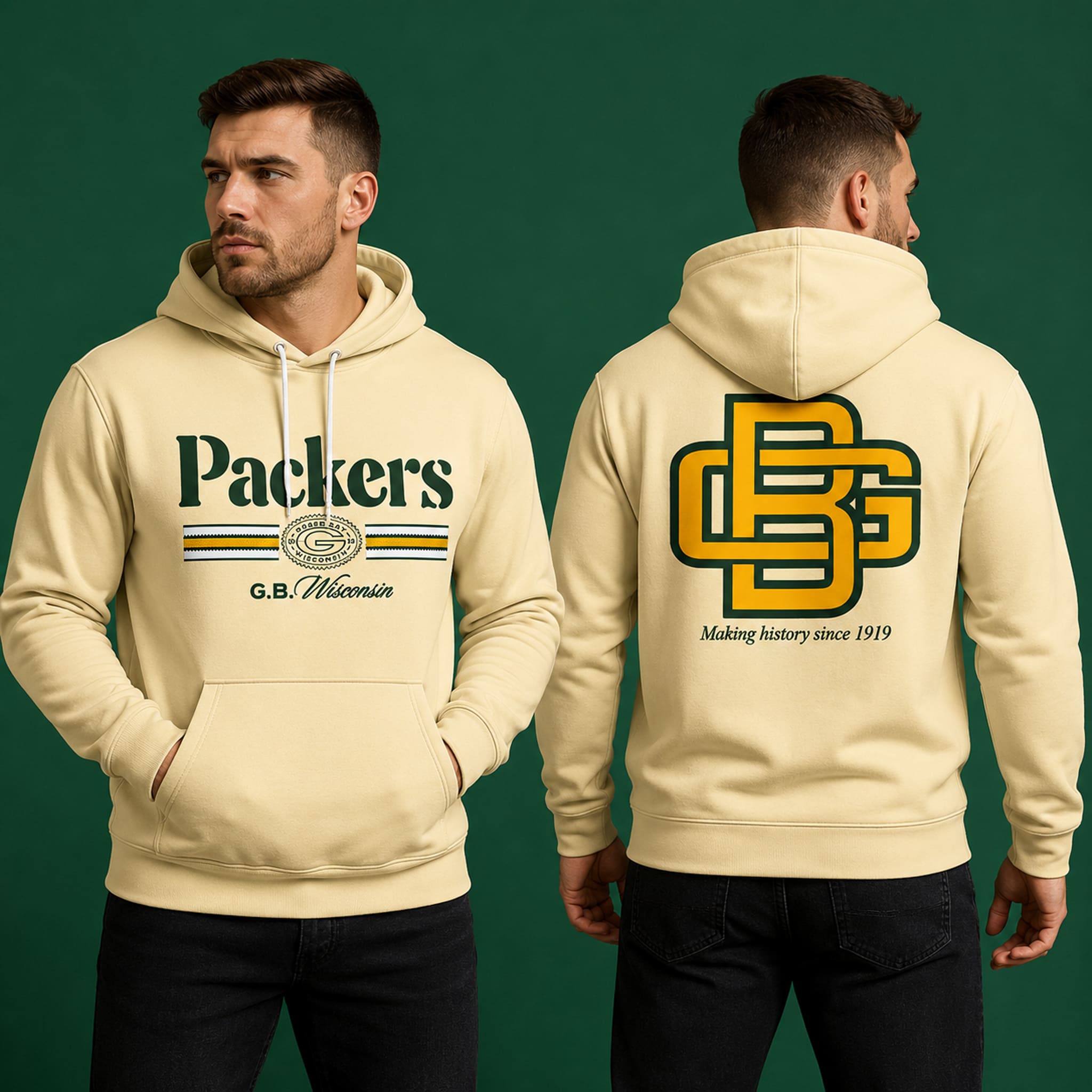 Packers Rivalry 2026 Making History Since 1919 Hoodie Packers Rivalry 2026 Making History Since 1919 Hoodie