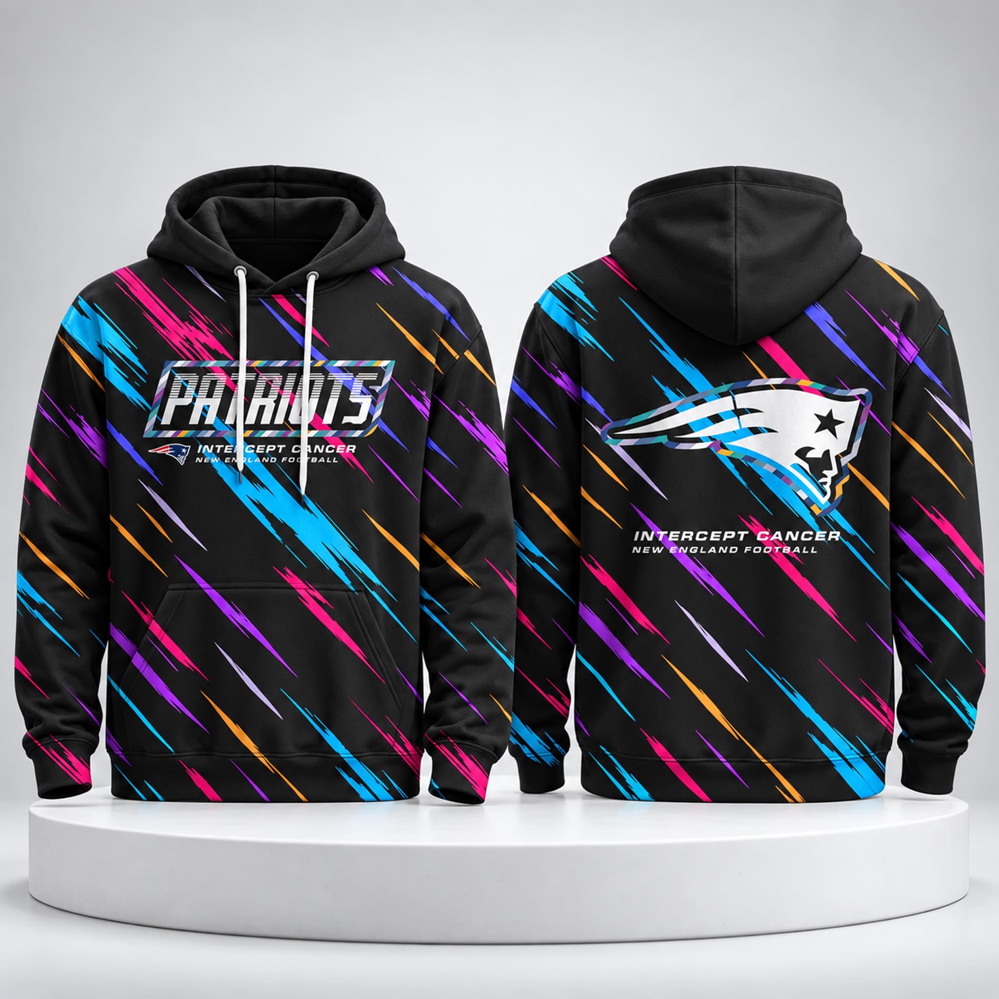 Patriots 2026 Crucial Catch Cancer In All Color Hoodie 3 Patriots 2026 Crucial Catch Cancer In All Color Hoodie 3