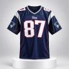 Patriots Rob Gronkowski 87 Throwback Jersey 2010 9 Patriots Rob Gronkowski 87 Throwback Jersey 2010