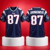 Patriots Rob Gronkowski 87 Throwback Jersey 2010 6 Patriots Rob Gronkowski 87 Throwback Jersey 2010 2